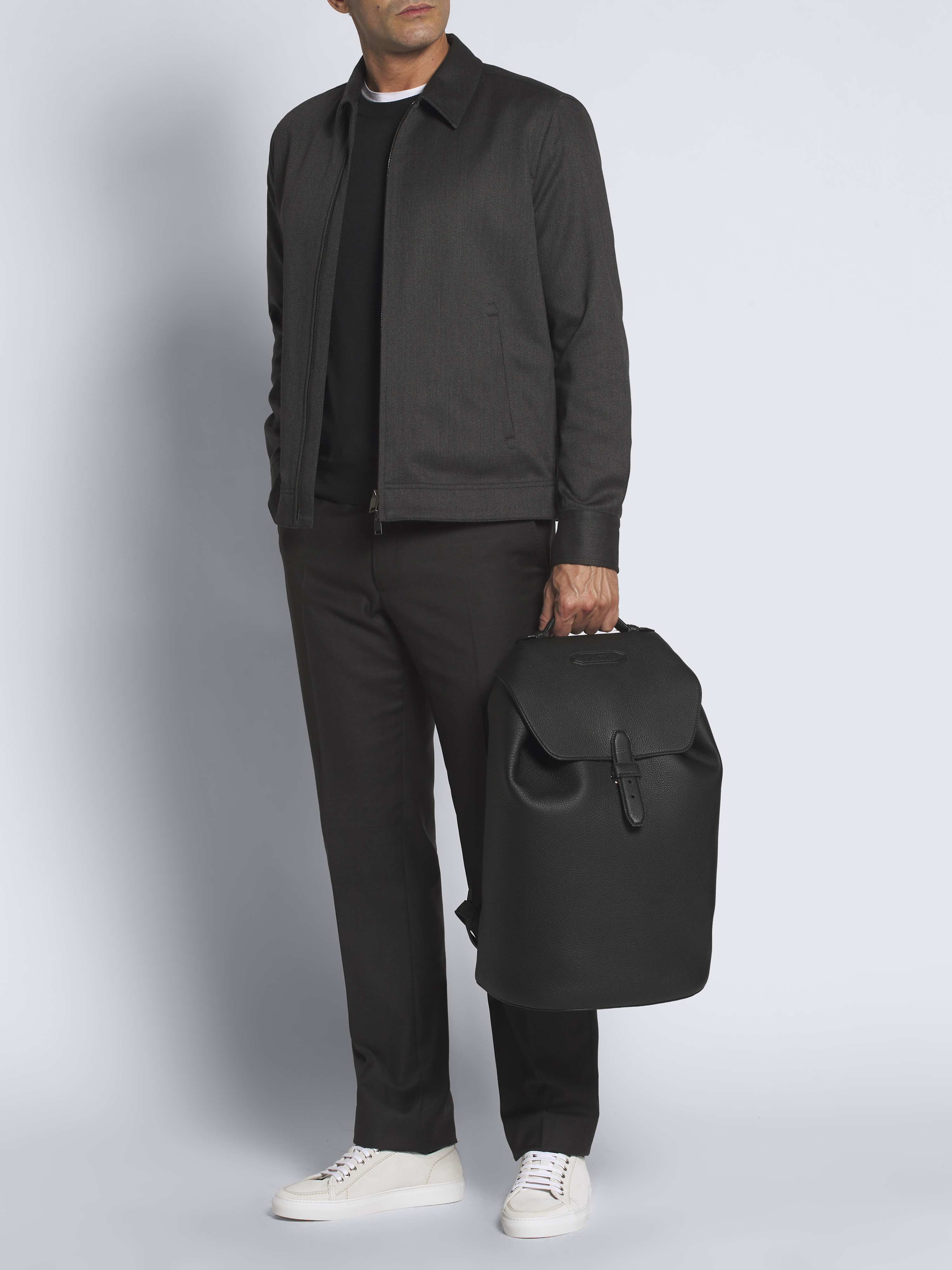 【U LAN】Rowing Bokjori Leather Backpack Premium Leather Backpack - Work & Everyday Essential