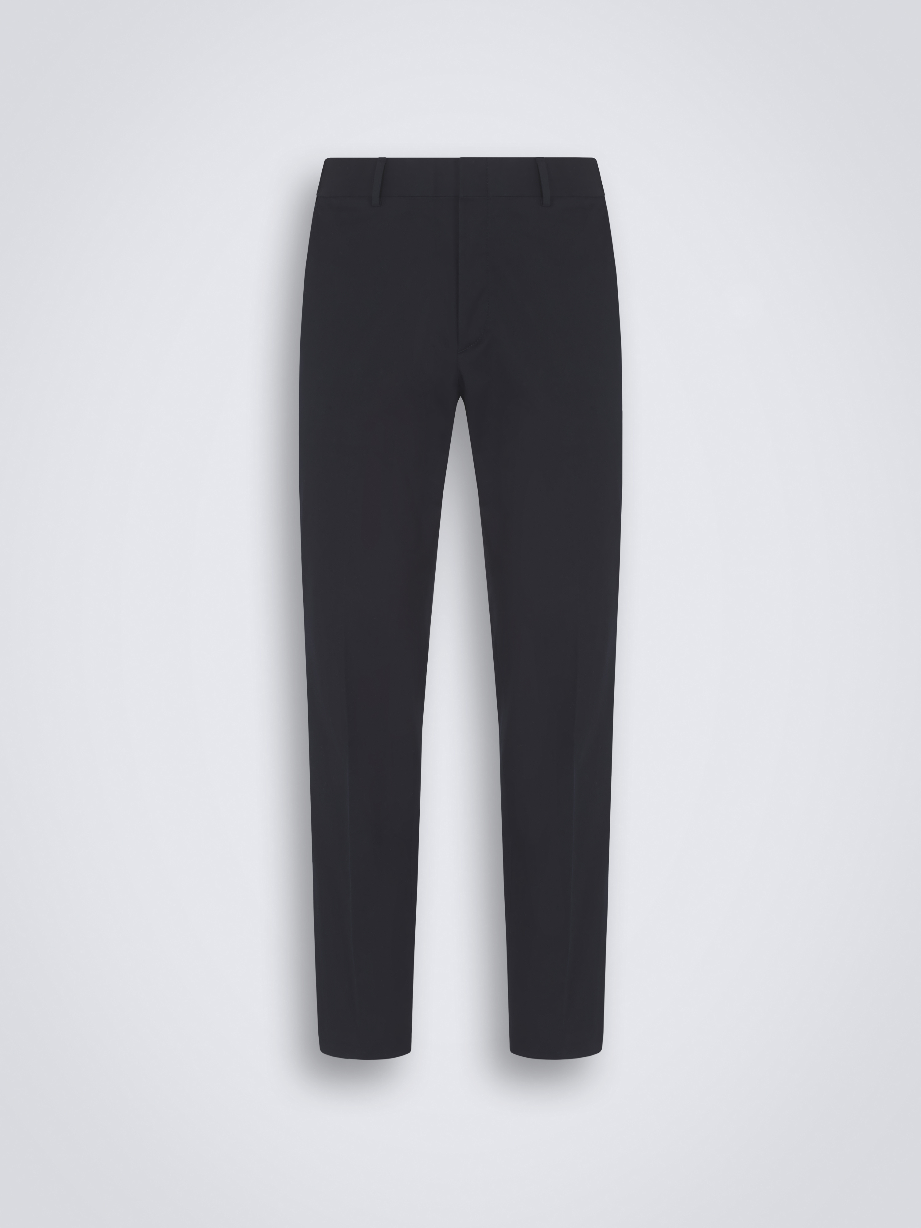 ネイビーブルー コットンギャバジン Journey トラウザーズ