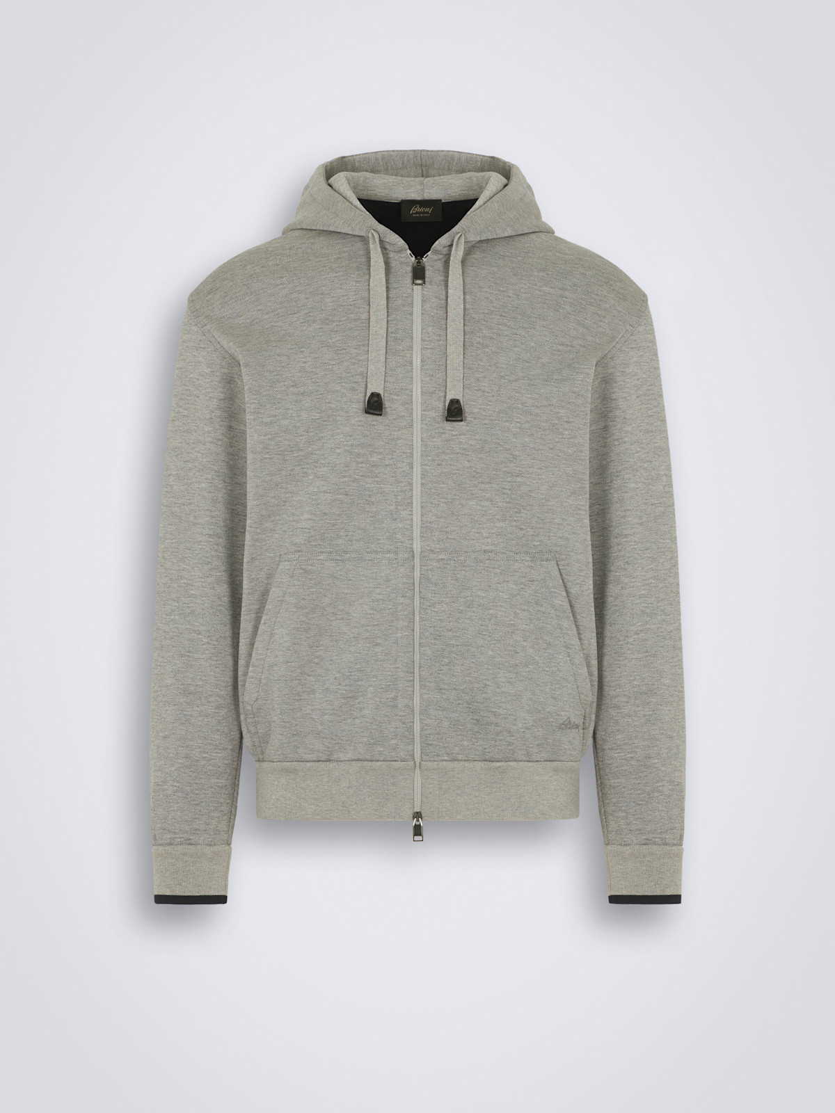 Brioni Gray Cotton Sweatshirt main image 0