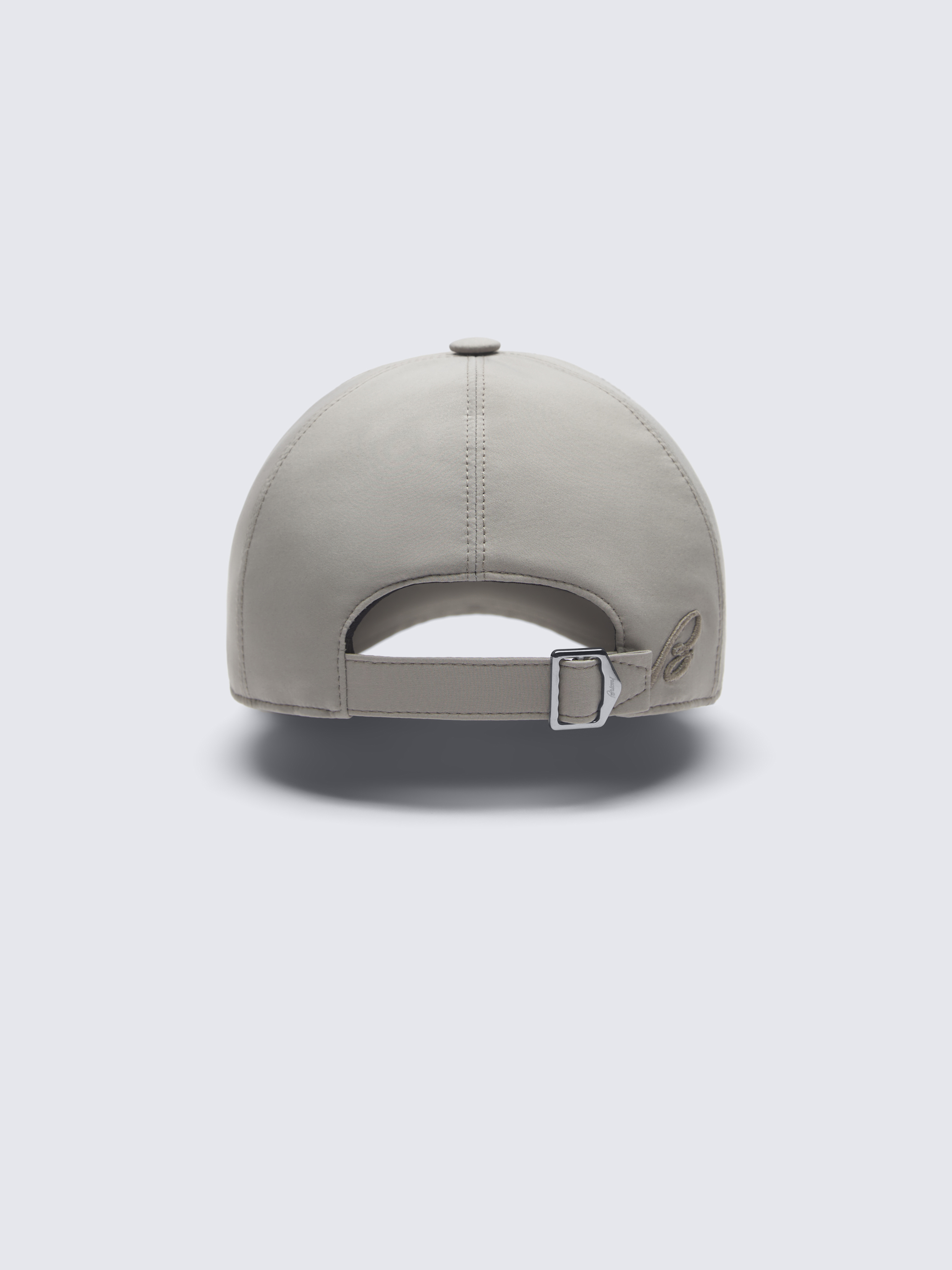 Light grey wool baseball cap