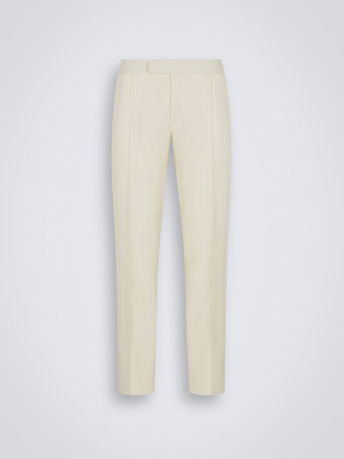 Ivory wool cavalry twill Melbourne trousers | Brioni® NZ Official Store