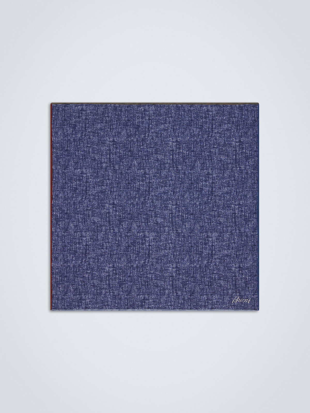 Stripes Silk - Pocket Square Gray