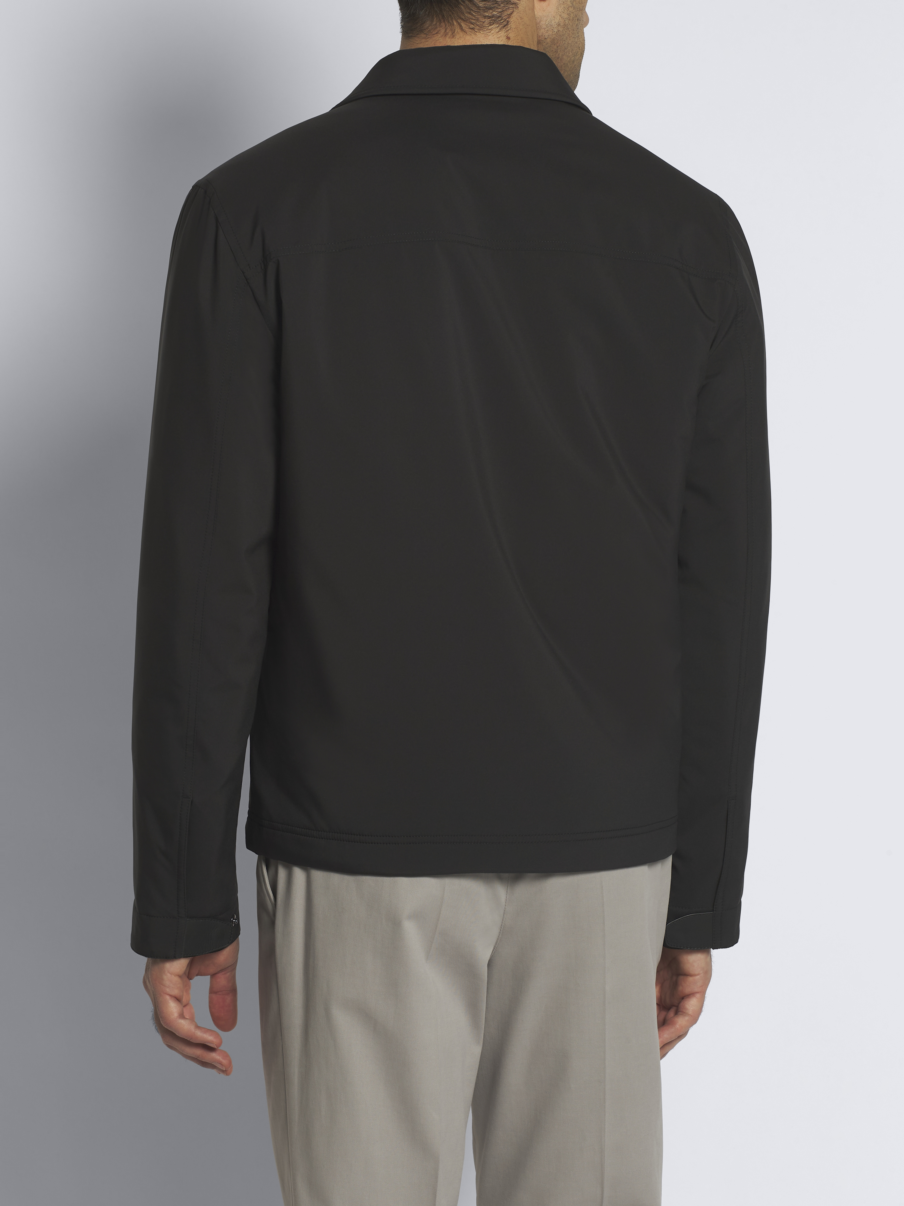 美品★ ESSENTIAL CURVE COLLAR JACKET Textured Silk Weave Shawl Collar Jacket | EILEEN FISHER