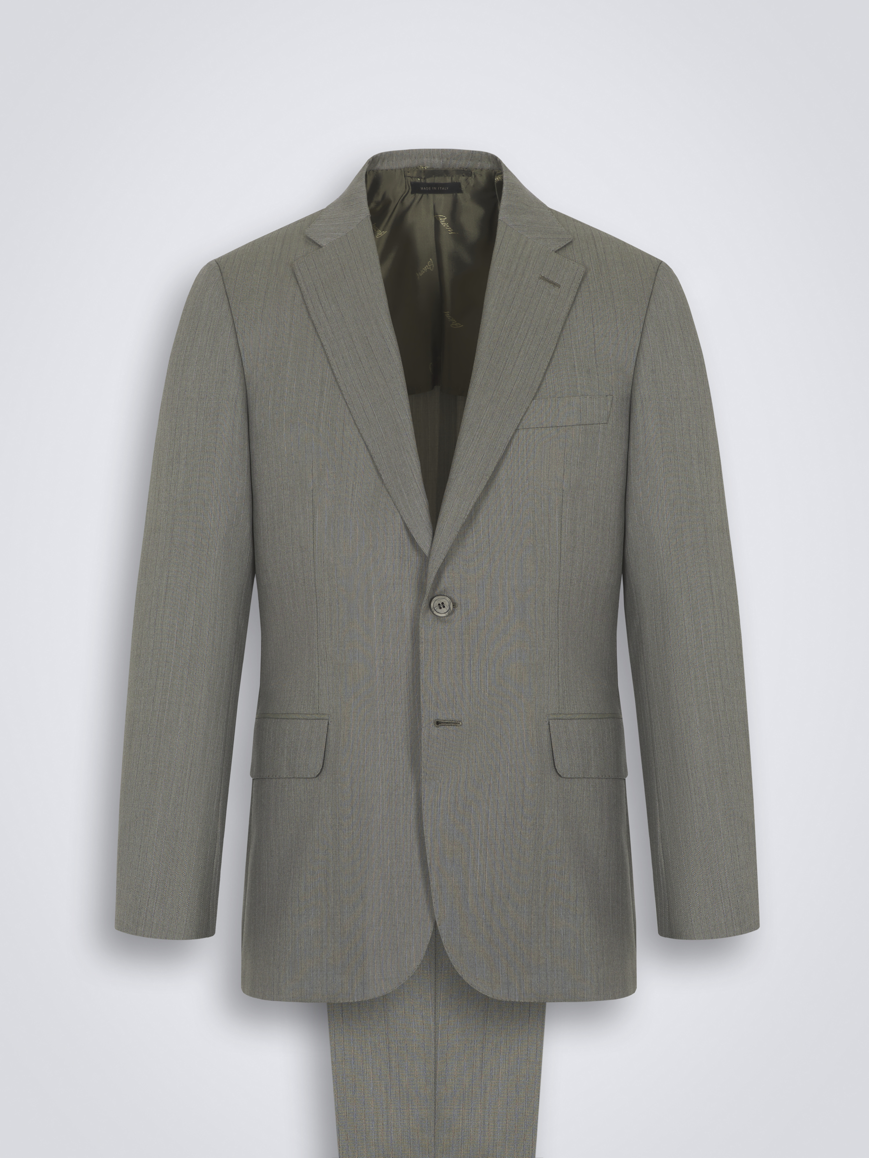 ブリオーニ スーパー180のスーツ グレー 【ブリオーニ Brioni】合い 