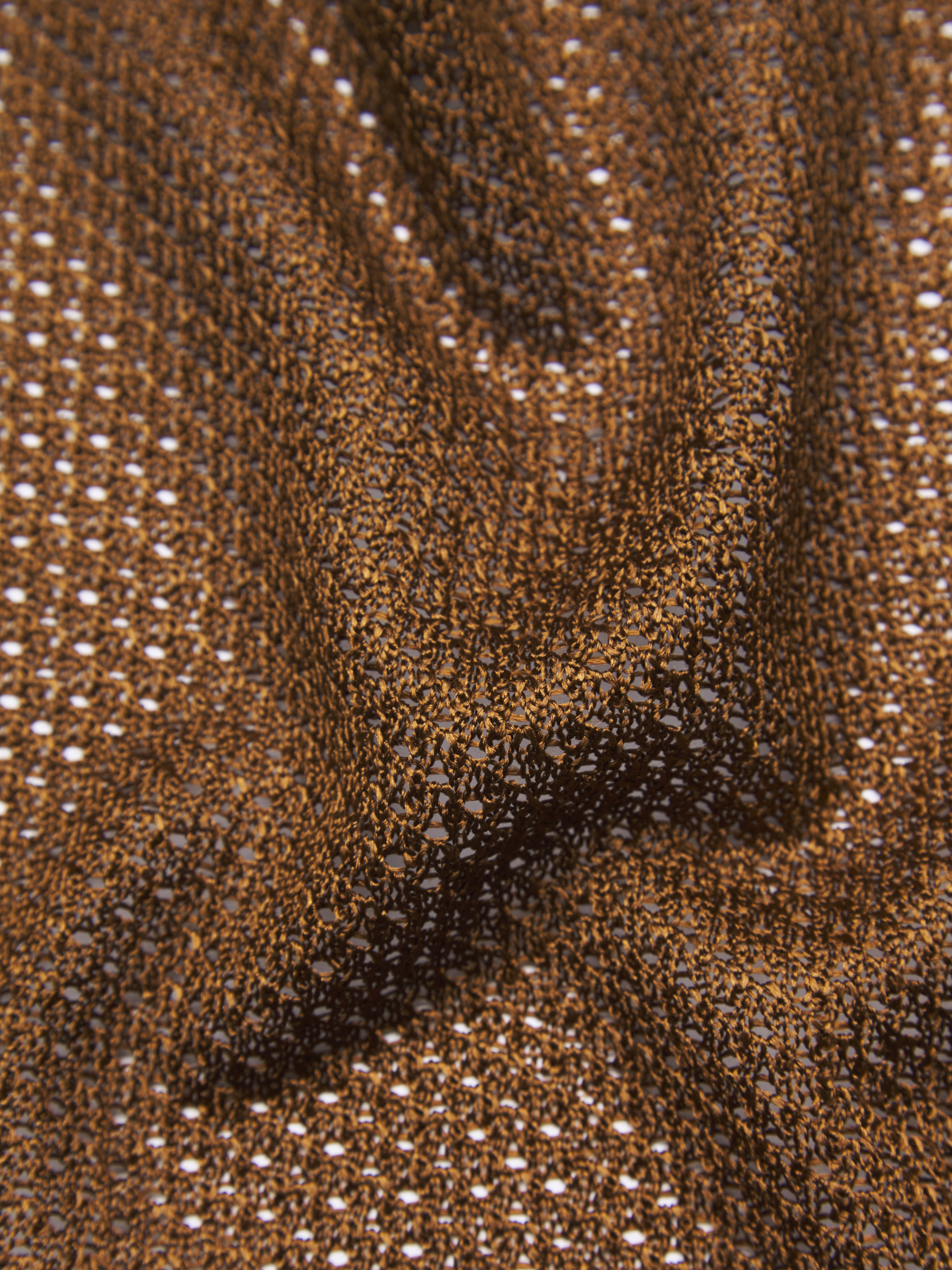 ライトブラウン シルクトリコット ポケットチーフ