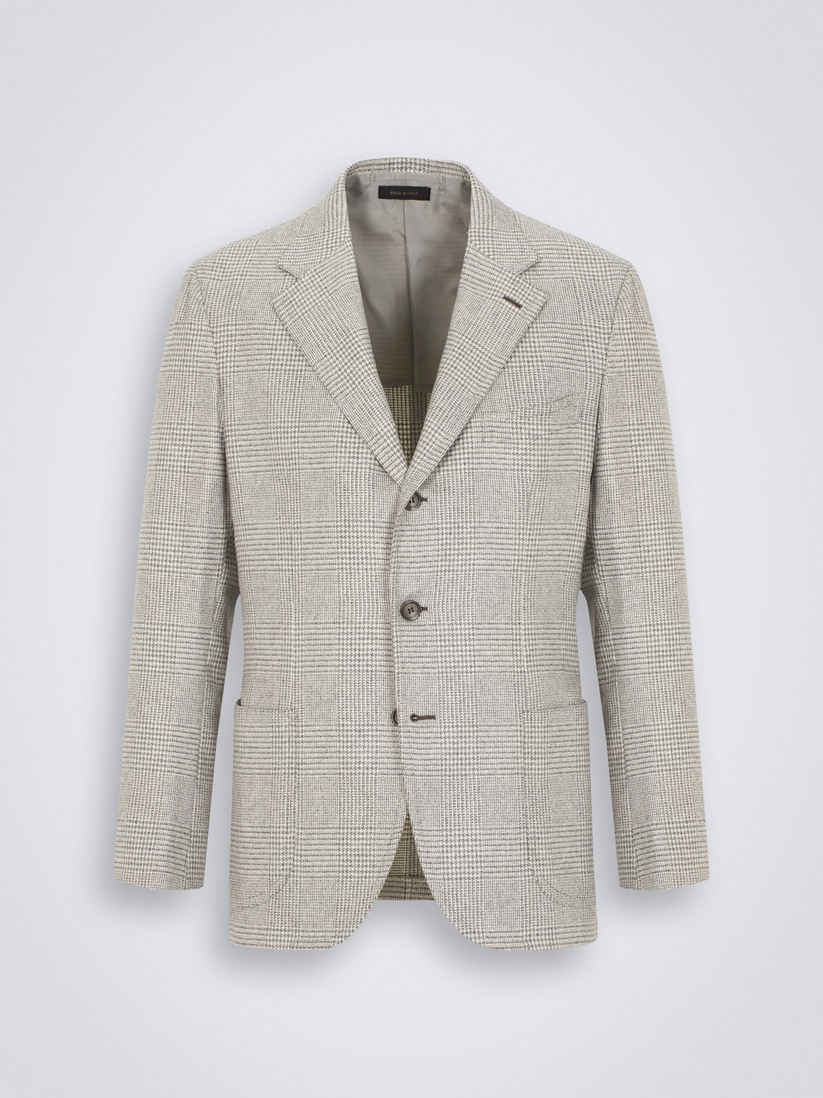 White and light grey silk and cashmere Amalfi jacket Brioni® JP