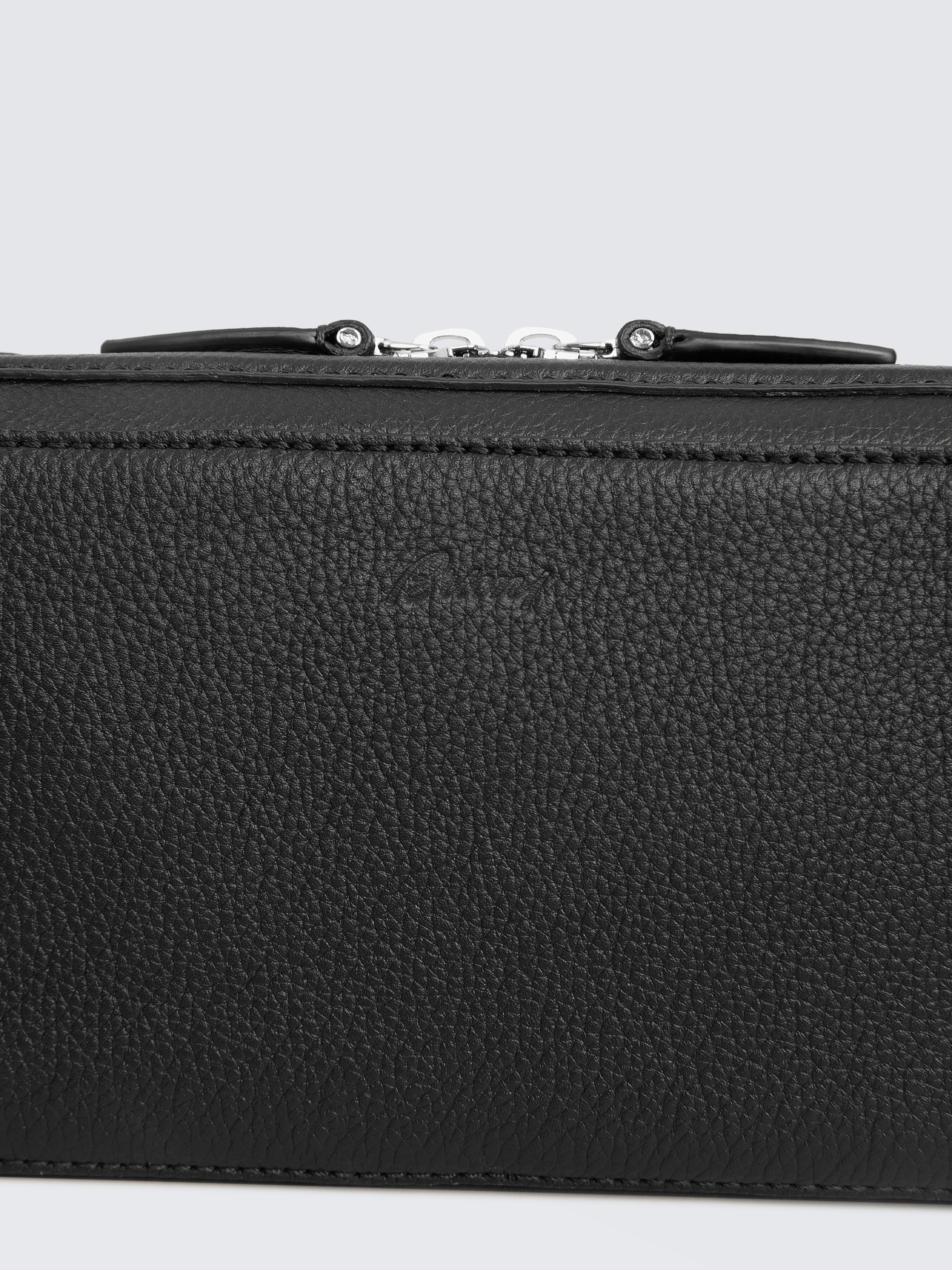 PELLEGRINO ペレグリーノ レザー ハンドバッグ ブラック 黒 保存袋