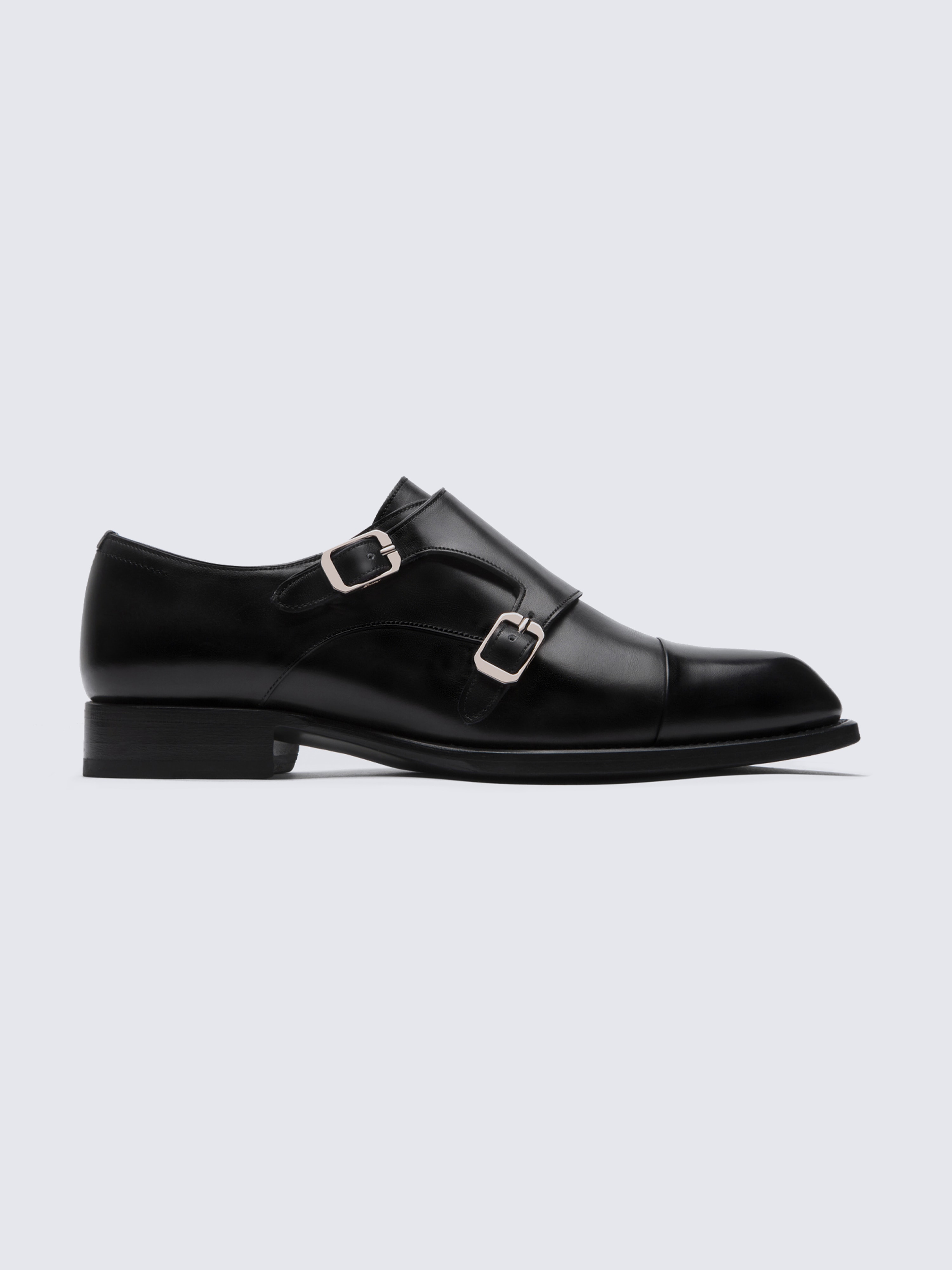 barm Forge Produktiv Black double monk shoes | Brioni® US Official Store