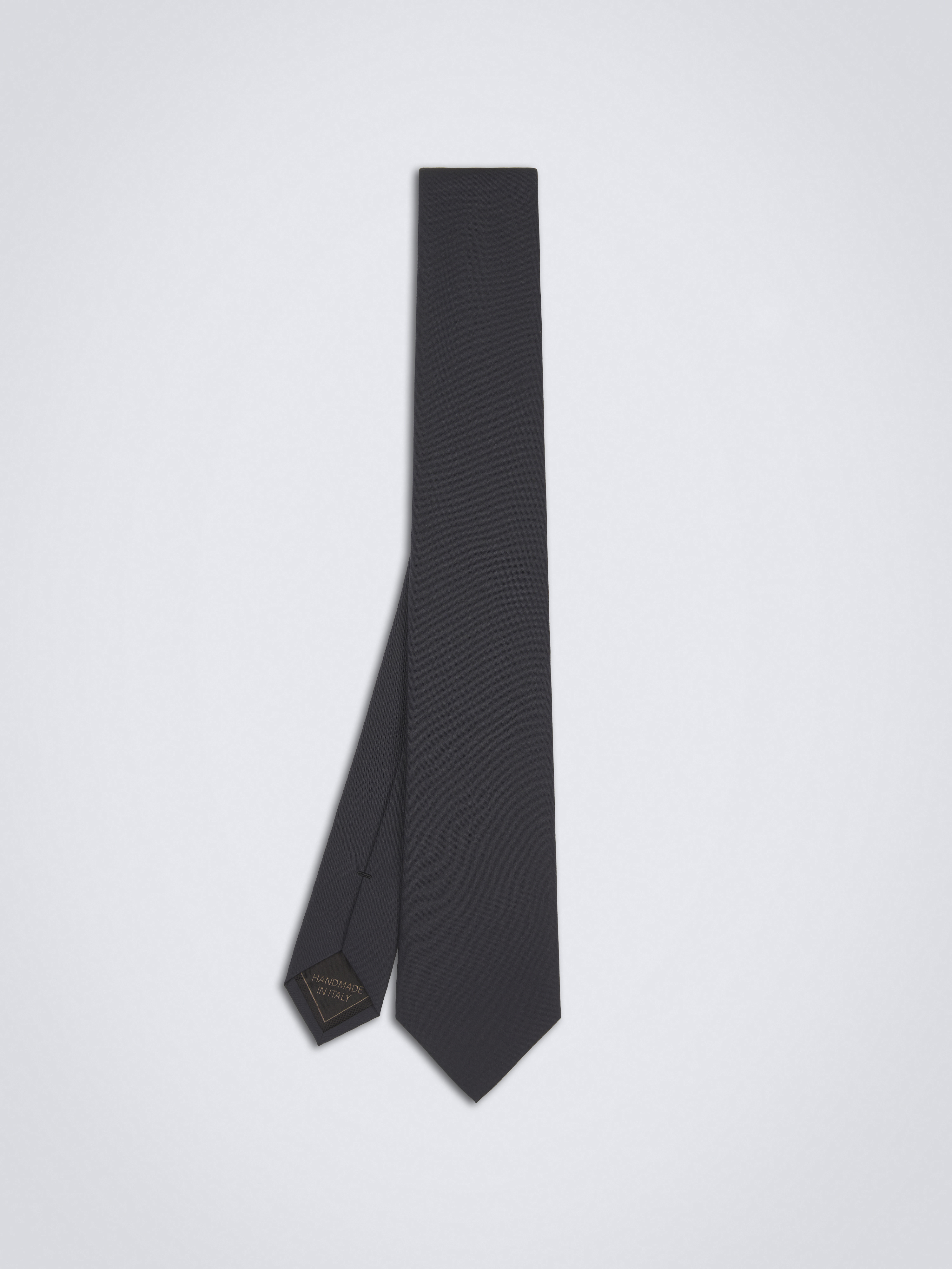 ネイビーブルーシルクネクタイ