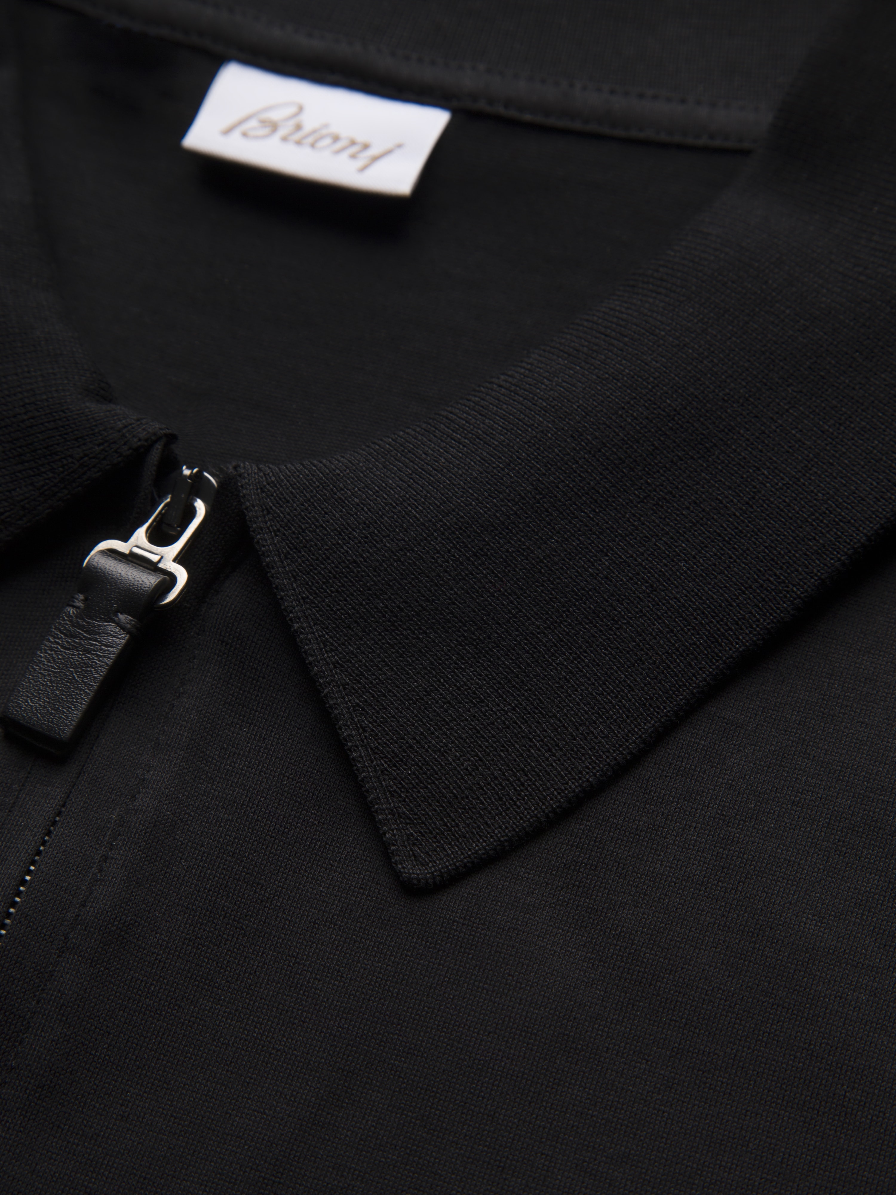 ブラック ジップポロシャツ | ブリオーニ® 日本 公式ストア