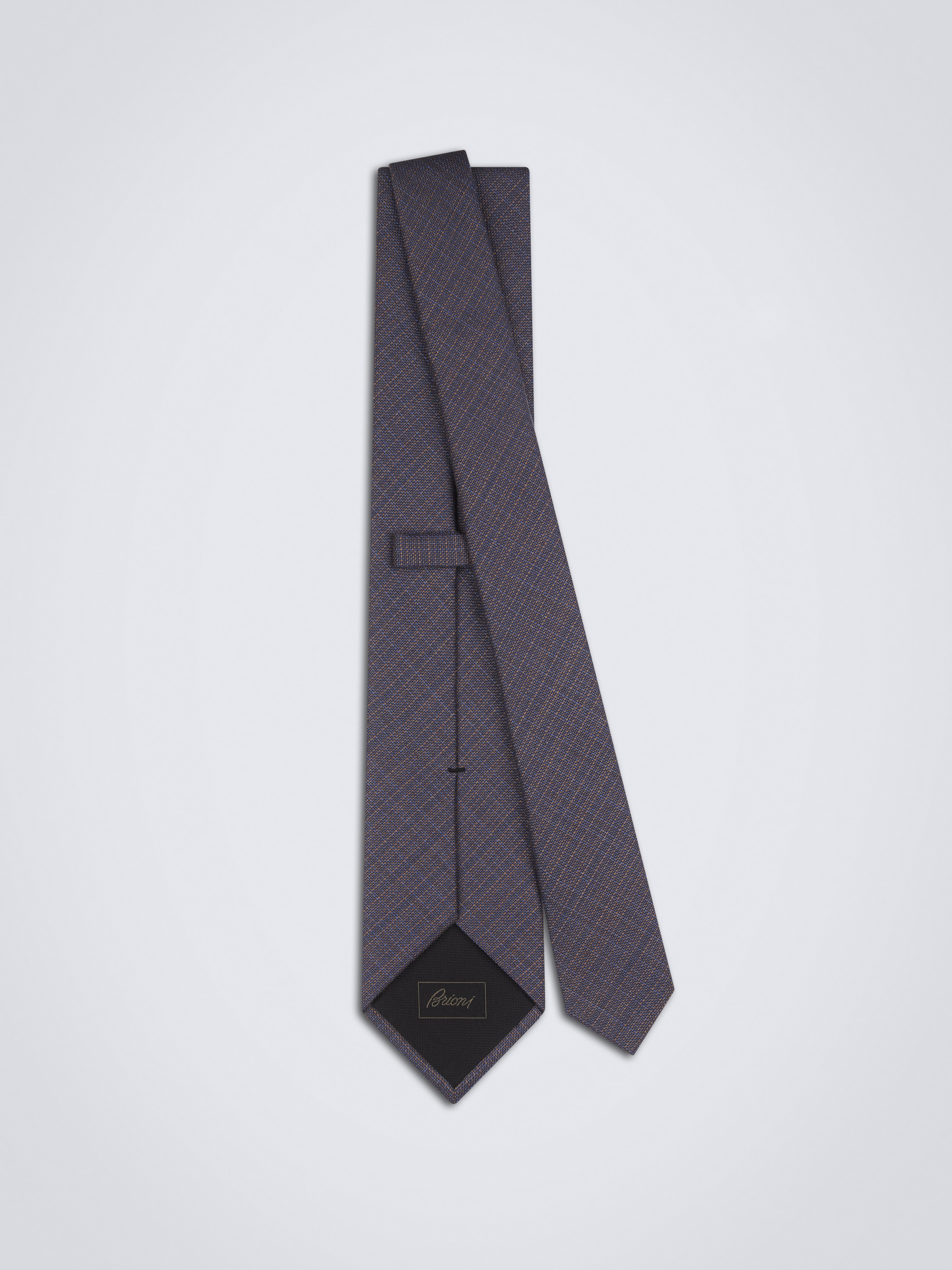 Purple cashmere and silk tie | Brioni® SI Official Store