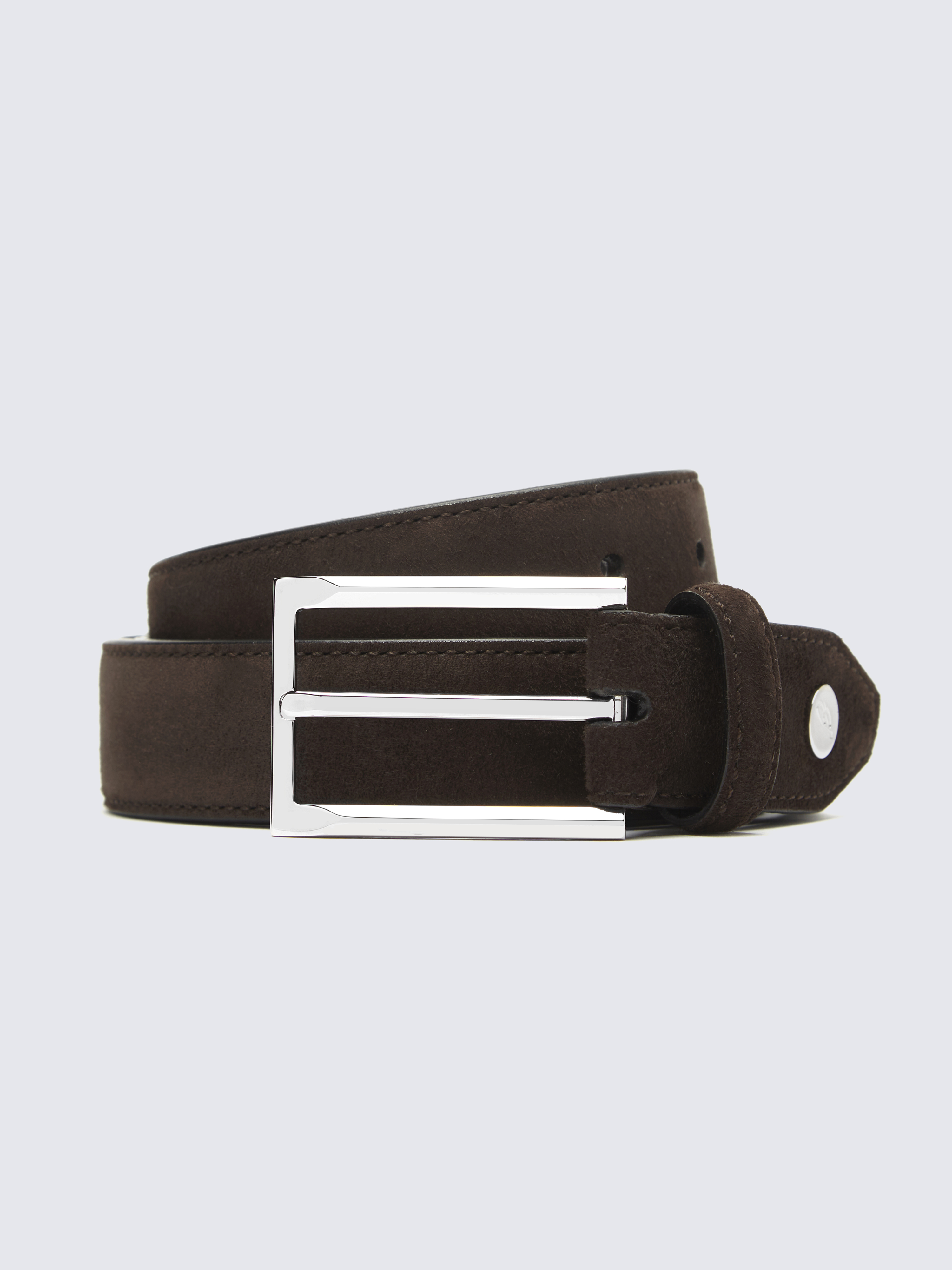 Brown suede belt  Brioni® IN Official Store