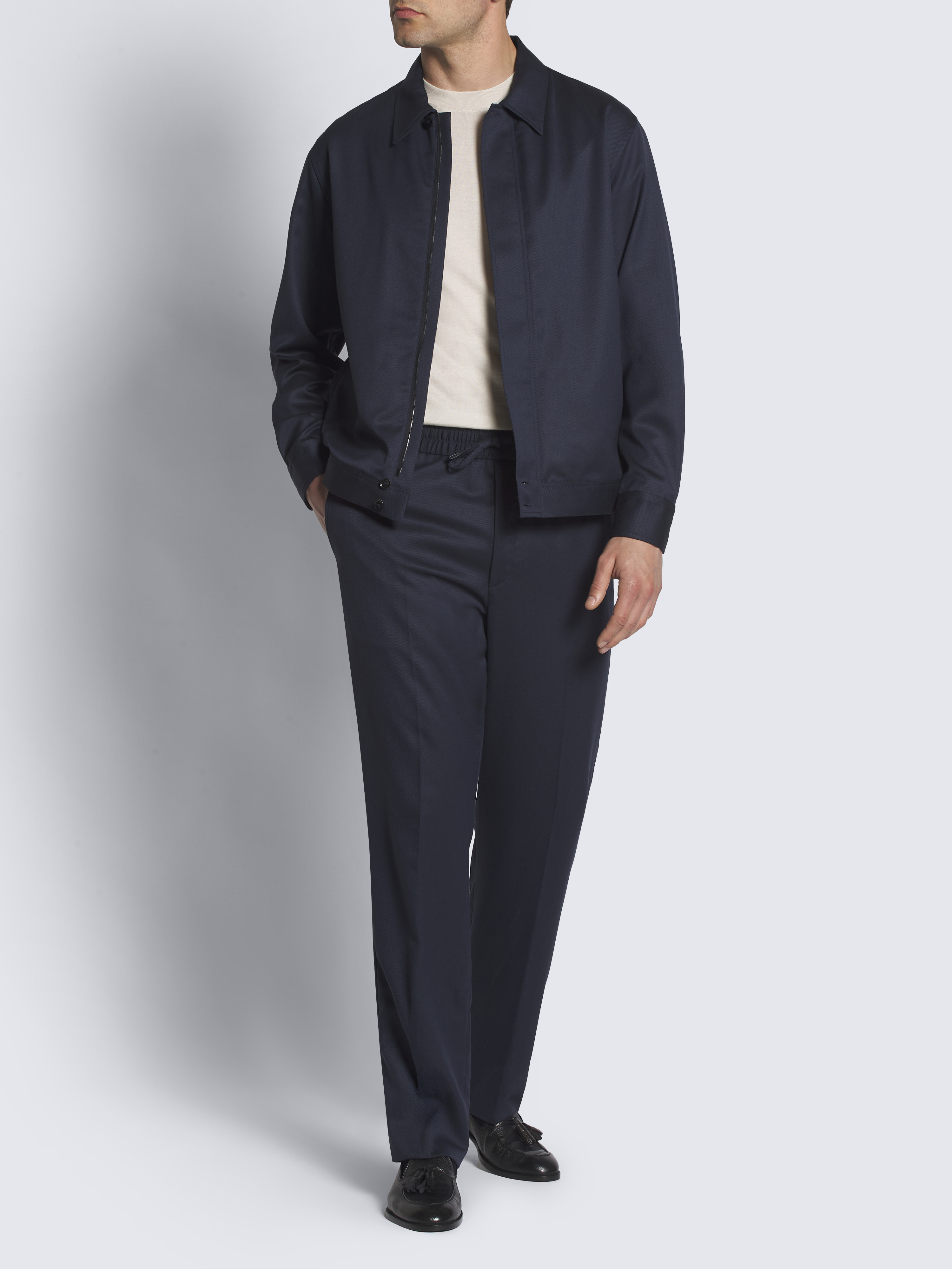 Brioni ジャージーシャツ グレー イタリア製 SCGR0LOCA694200R.jpg