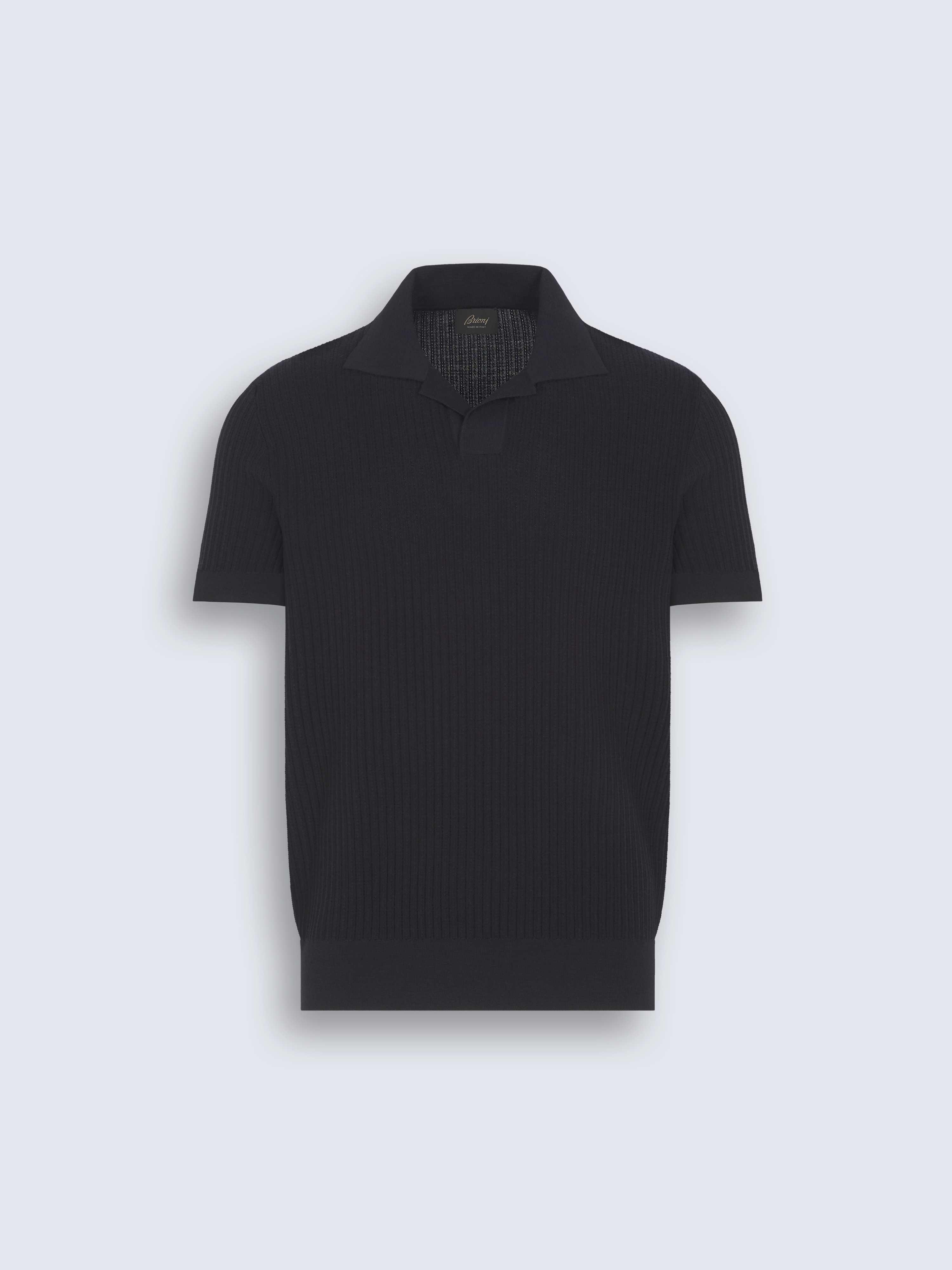 Brioni ブリオーニ　ブラック ポロシャツ UMKC0LPDK094000F.jpg