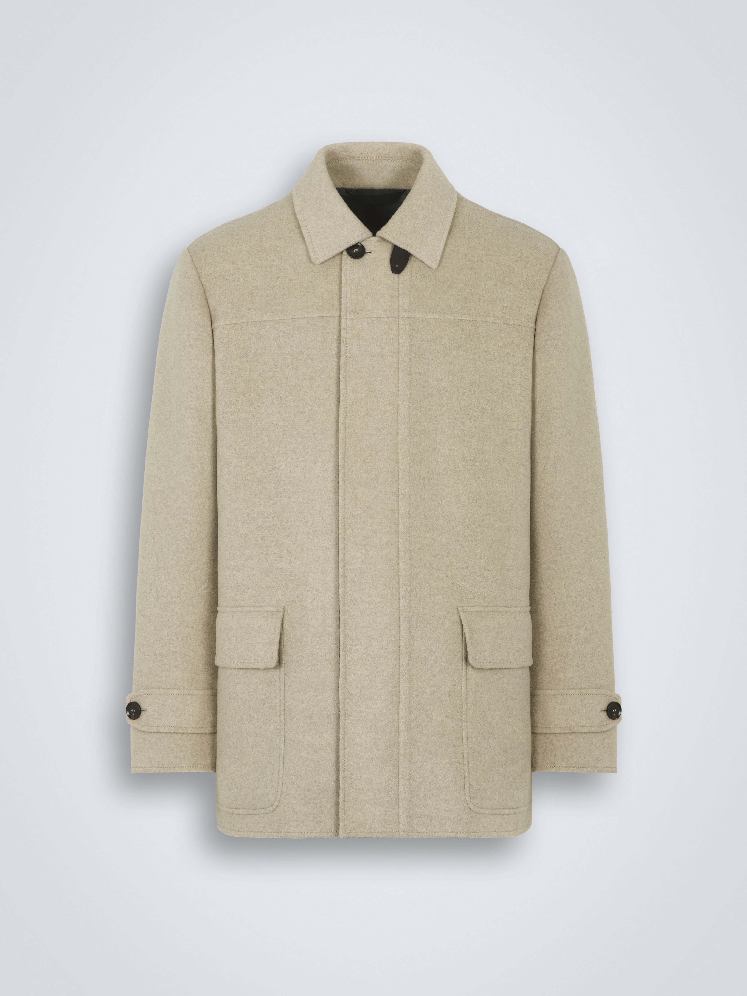 CELINE★素敵！Beige Gris Diagonal Cashmere Saharienne Jacket NWT CELINE Beige Gris Diagonal Cashmere Saharienne Jacket F