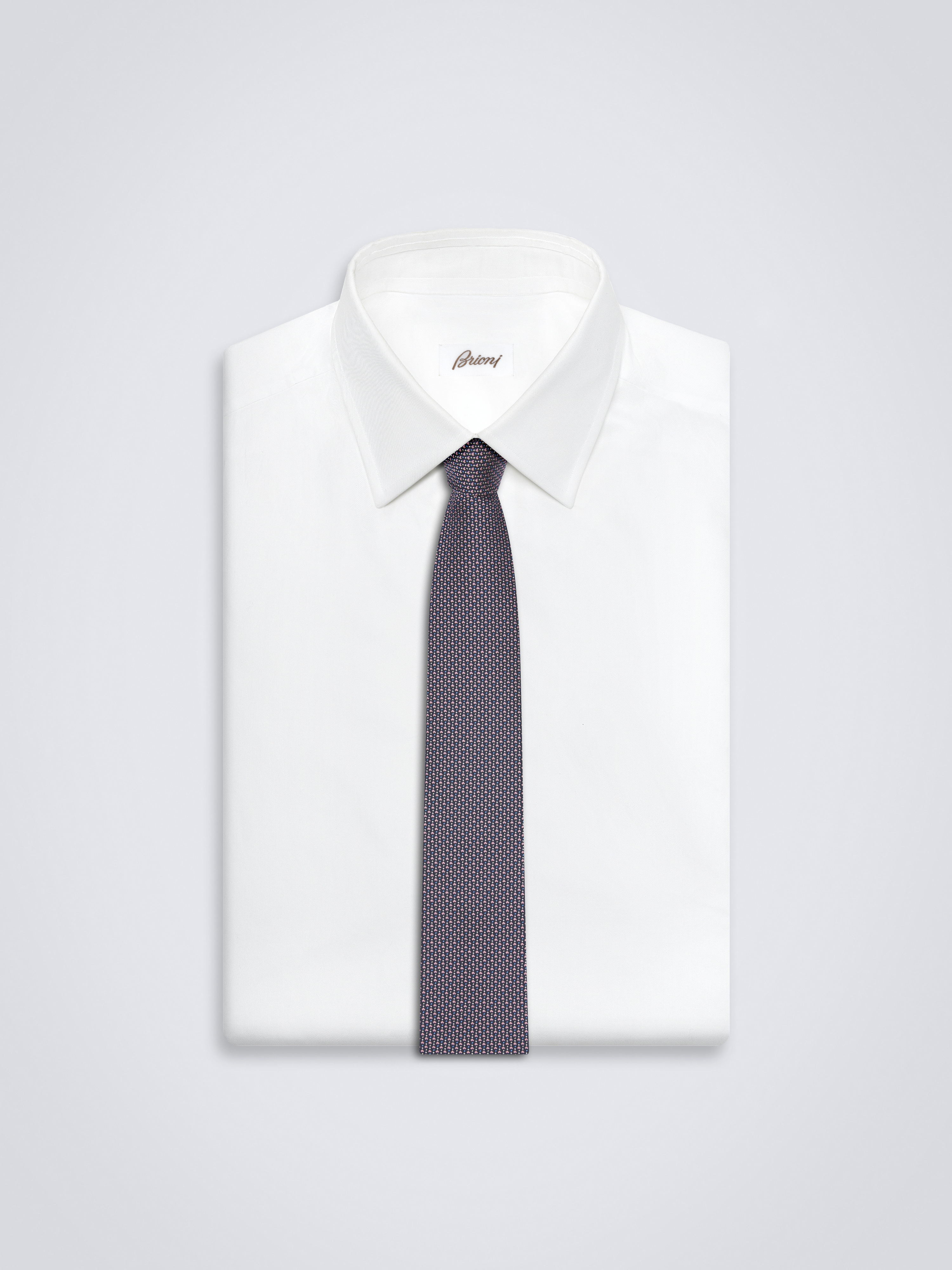 極美品　ブリオーニ　シルクストライプタイ　シルバー×ブルー 極美品 ブリオーニ シルクストライプタイ シルバー×ブルー - メルカリ