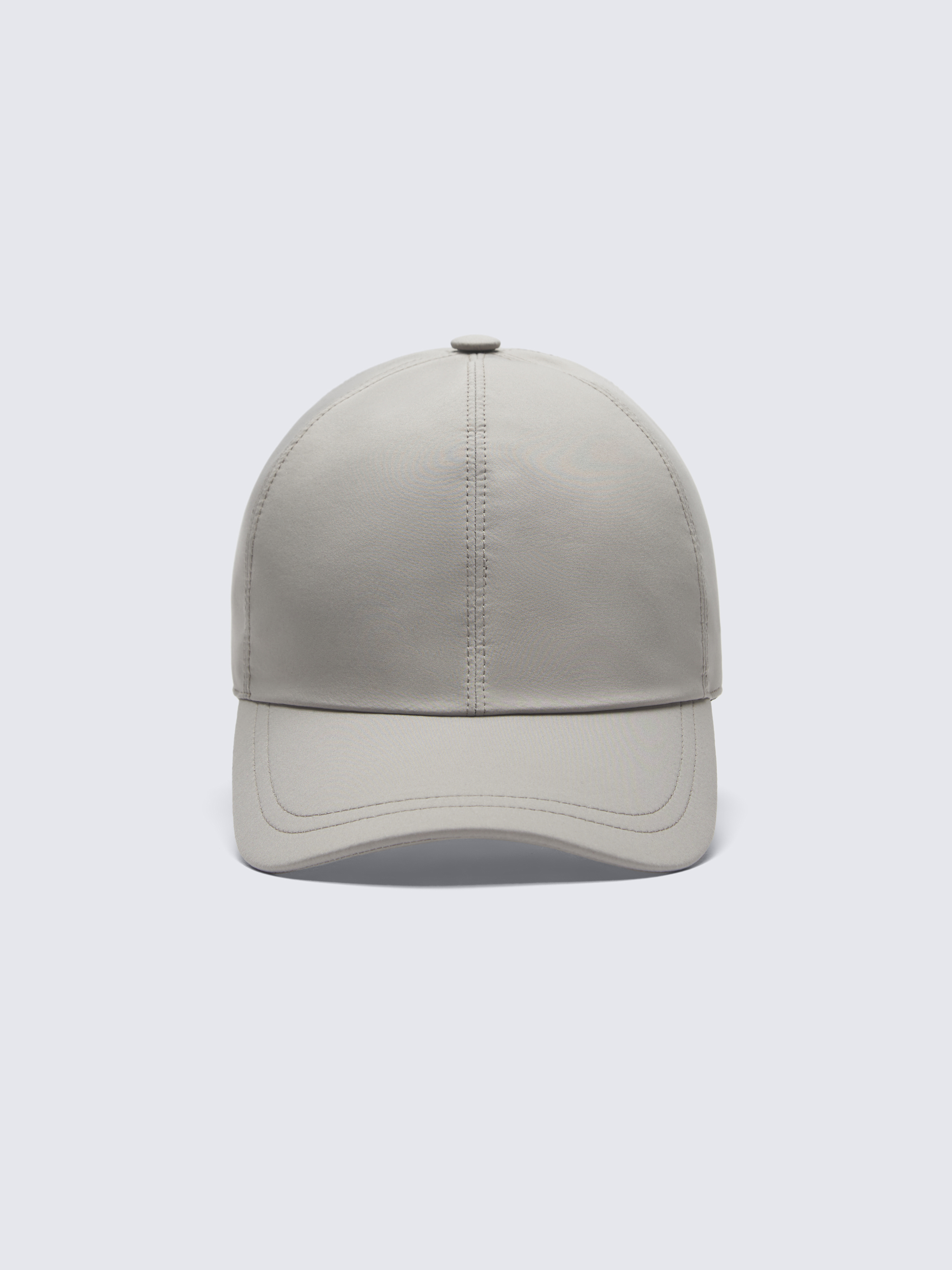 Light grey wool baseball cap