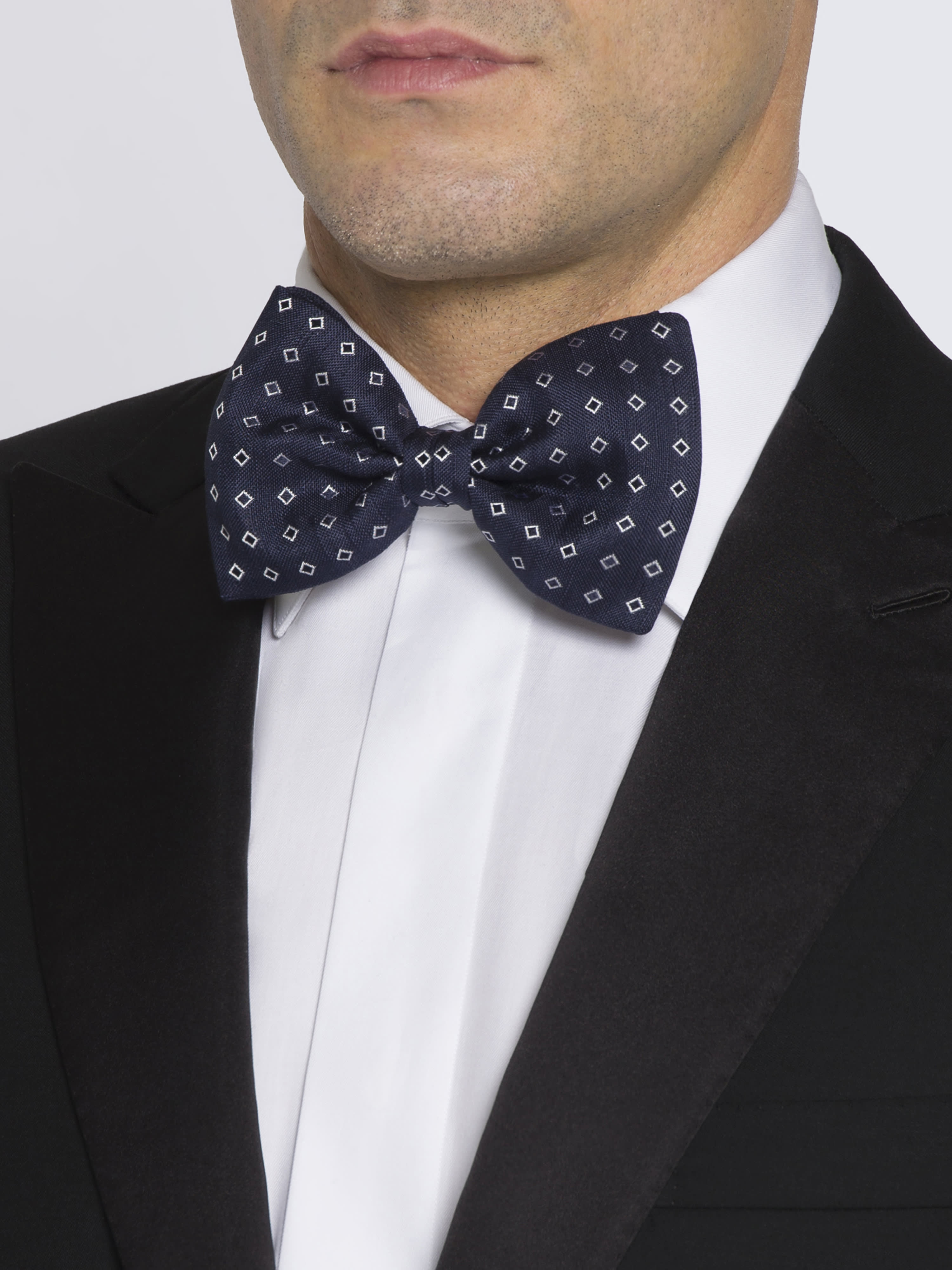 Midnight blue silk bow tie | Brioni® US Official Store