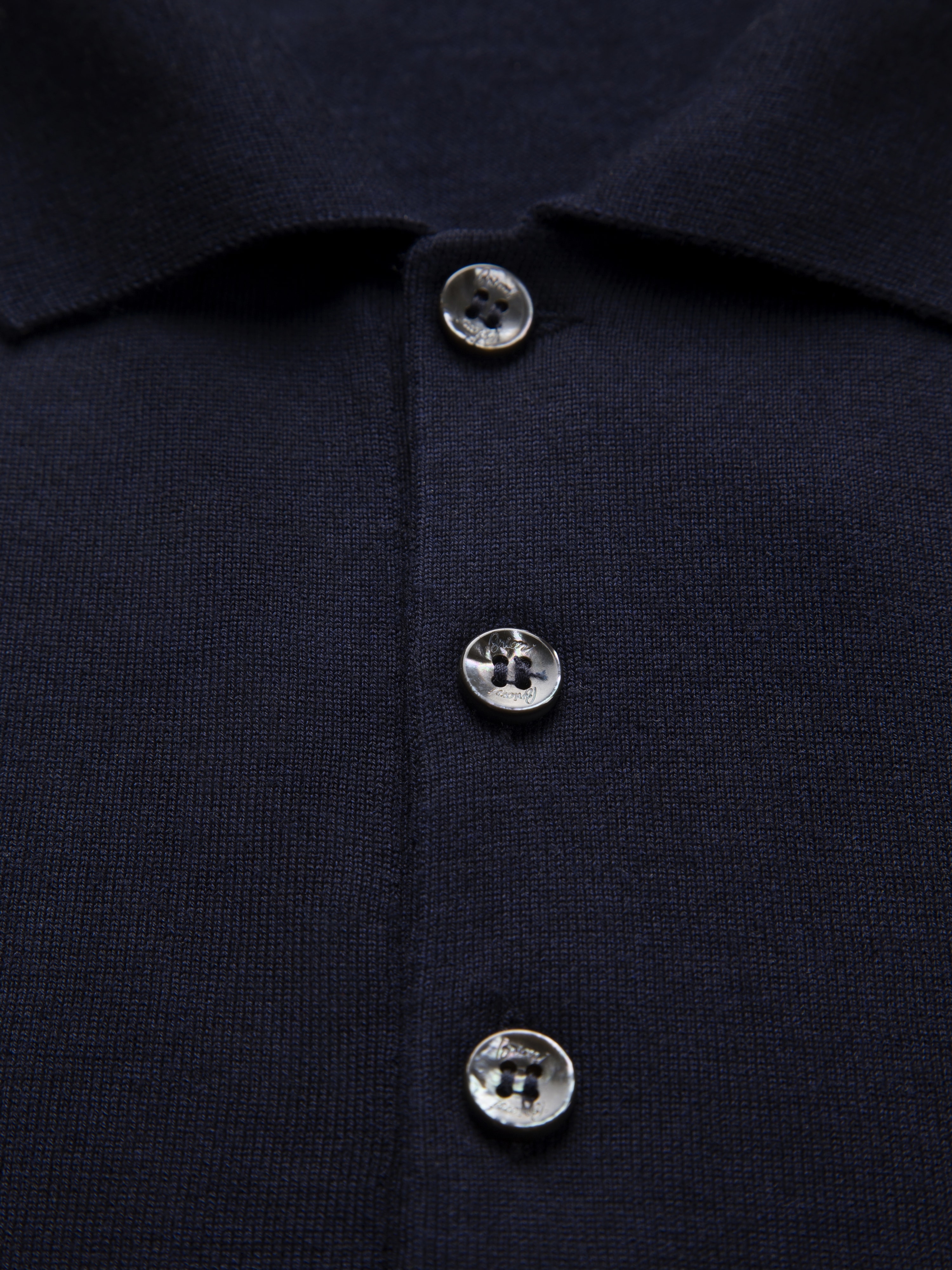 brioni long sleeve polo