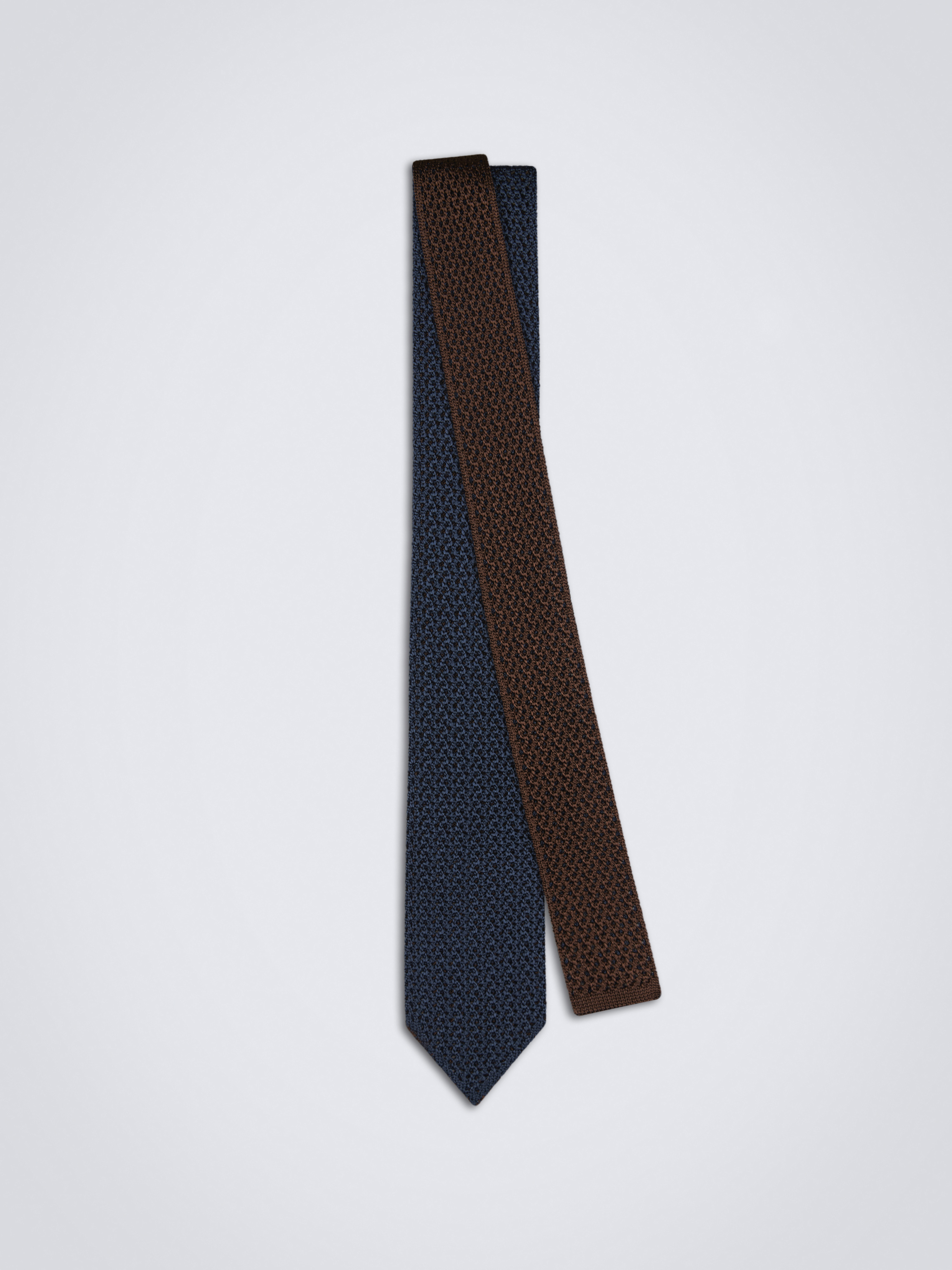 青紺 美品 BORRELLI Cotton knit tie 青紺 美品 BORRELLI Cotton knit tie - メルカリ