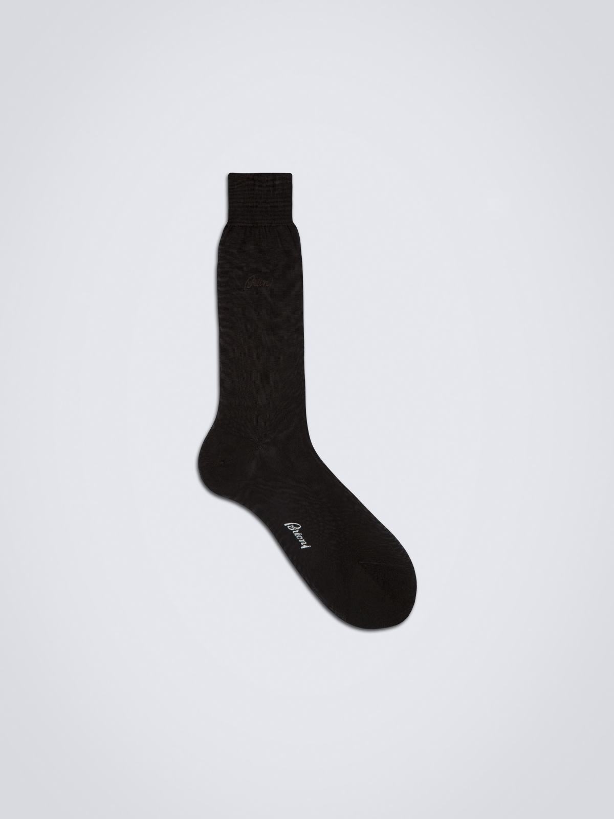 Brown cotton socks | Brioni® US Official Store