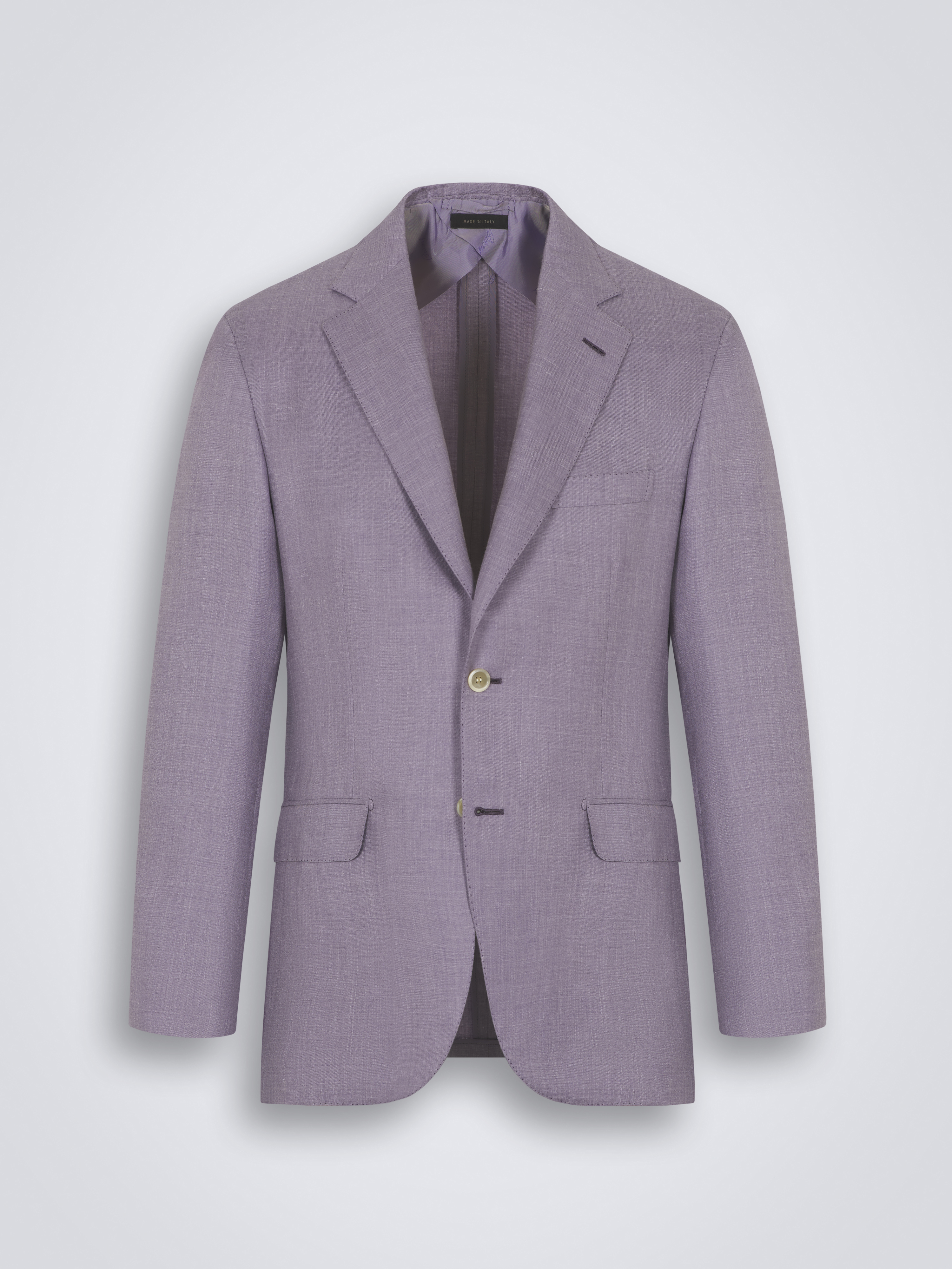 Lilac cashmere, silk and linen Plume jacket | Brioni® US Official Store
