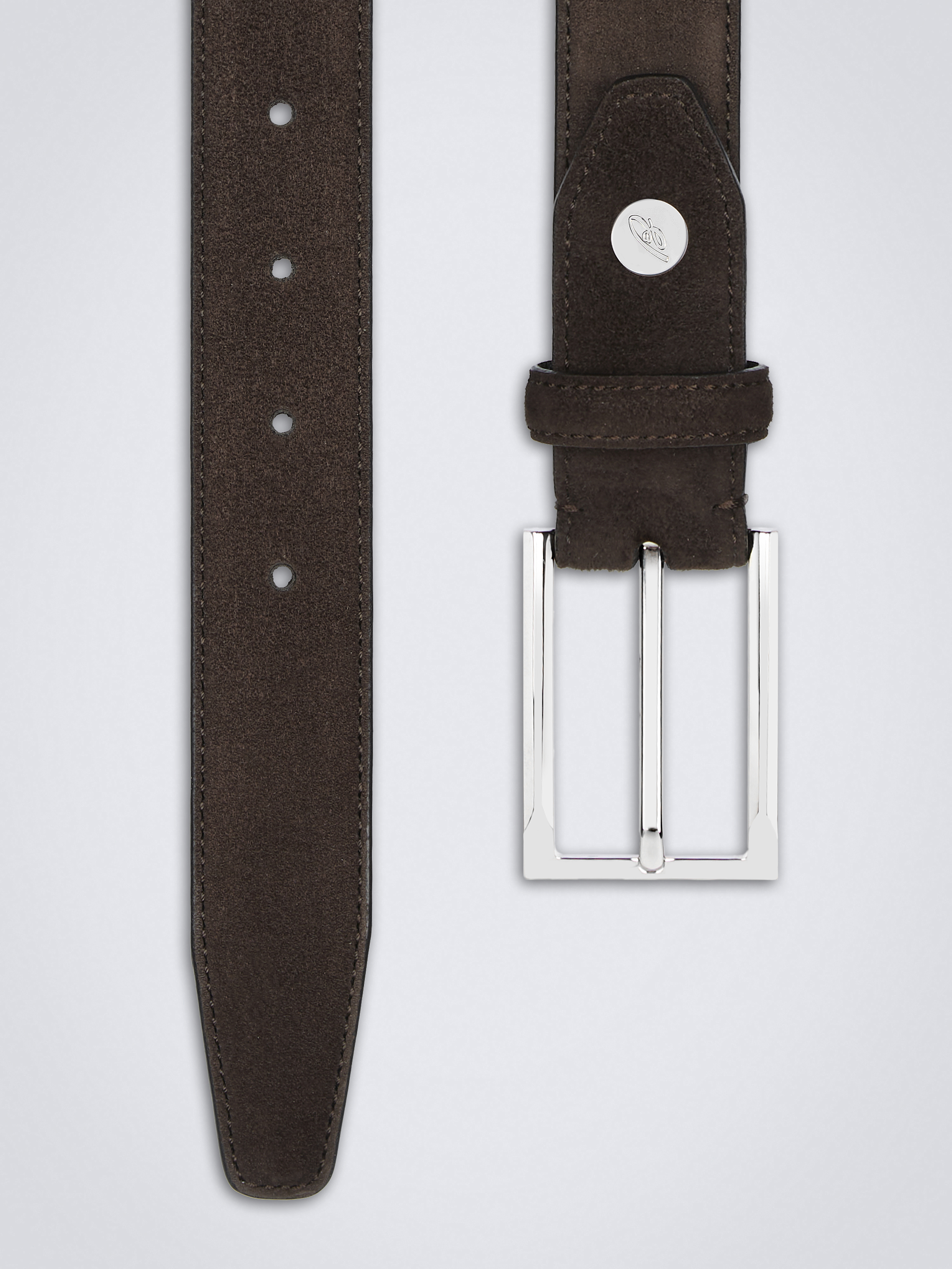 Brown suede belt  Brioni® IN Official Store