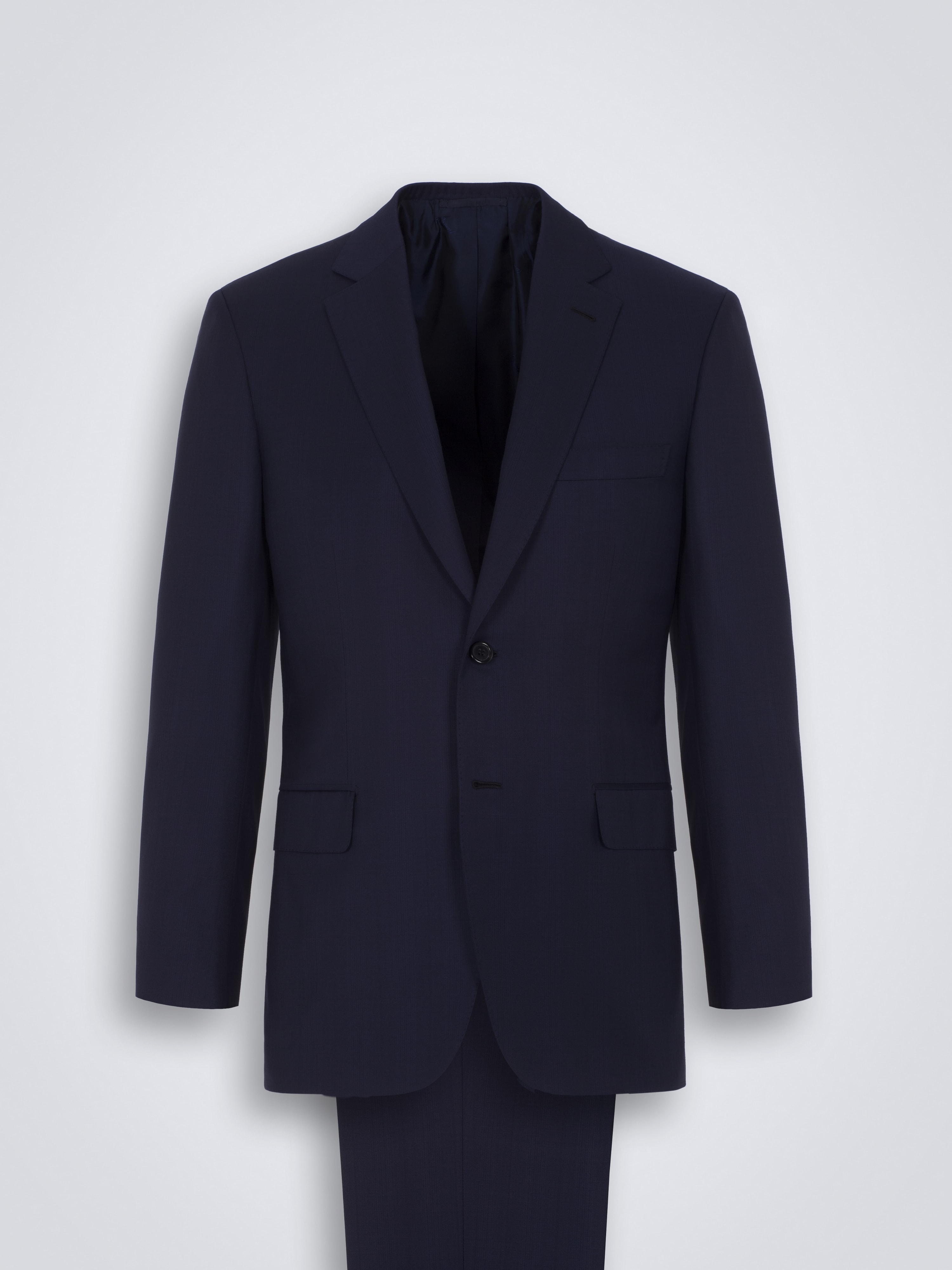 Midnight blue sustainable wool Brunico suit | Brioni® US Official Store