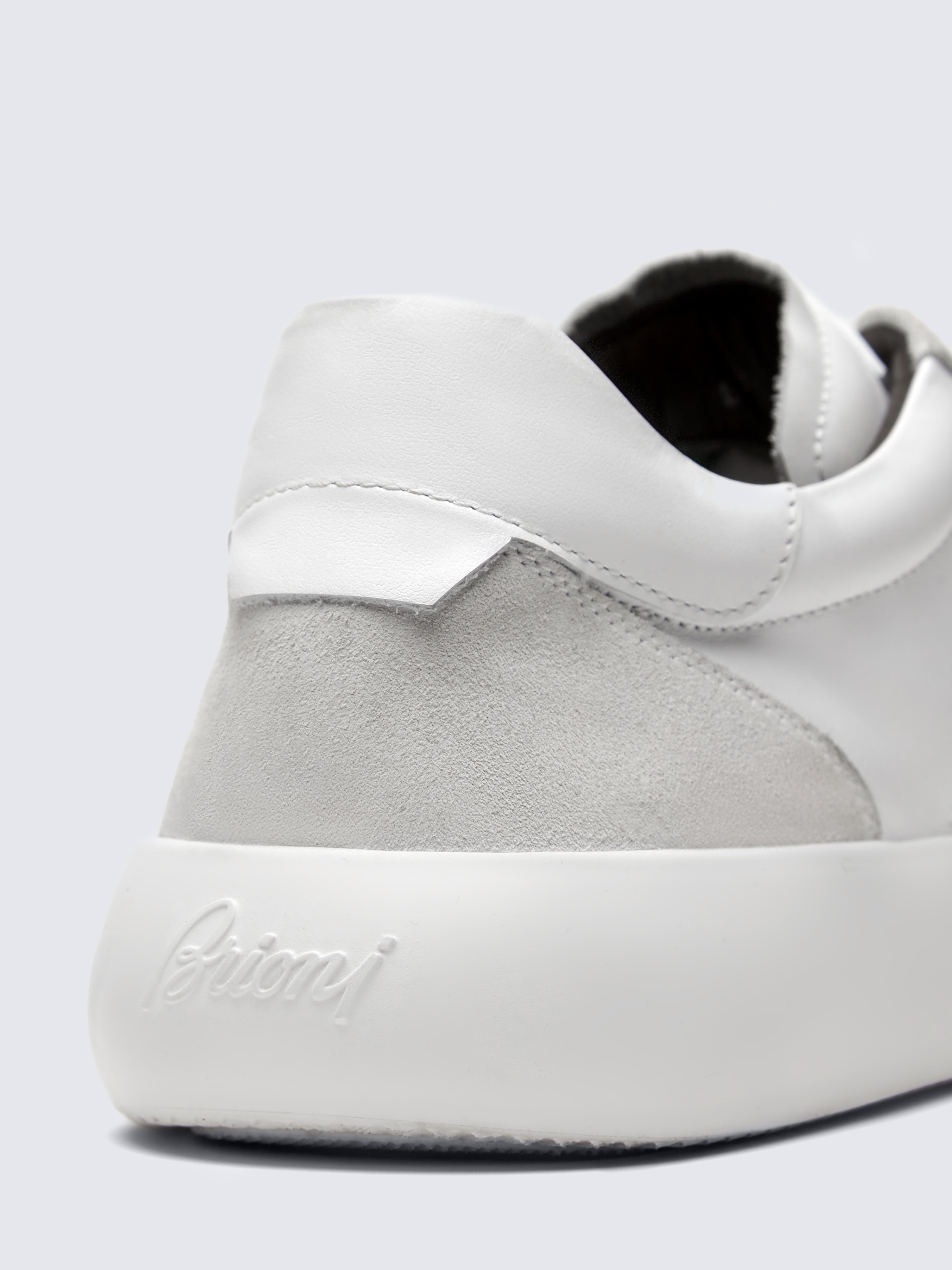 スニーカー Brioni Brioni Trainer Sneakers (QHLX0L.OC719 9000 WHITE) Brioni Trainer Sneakers QHLX0L.OC719-9000 WHITE | IlDuomo