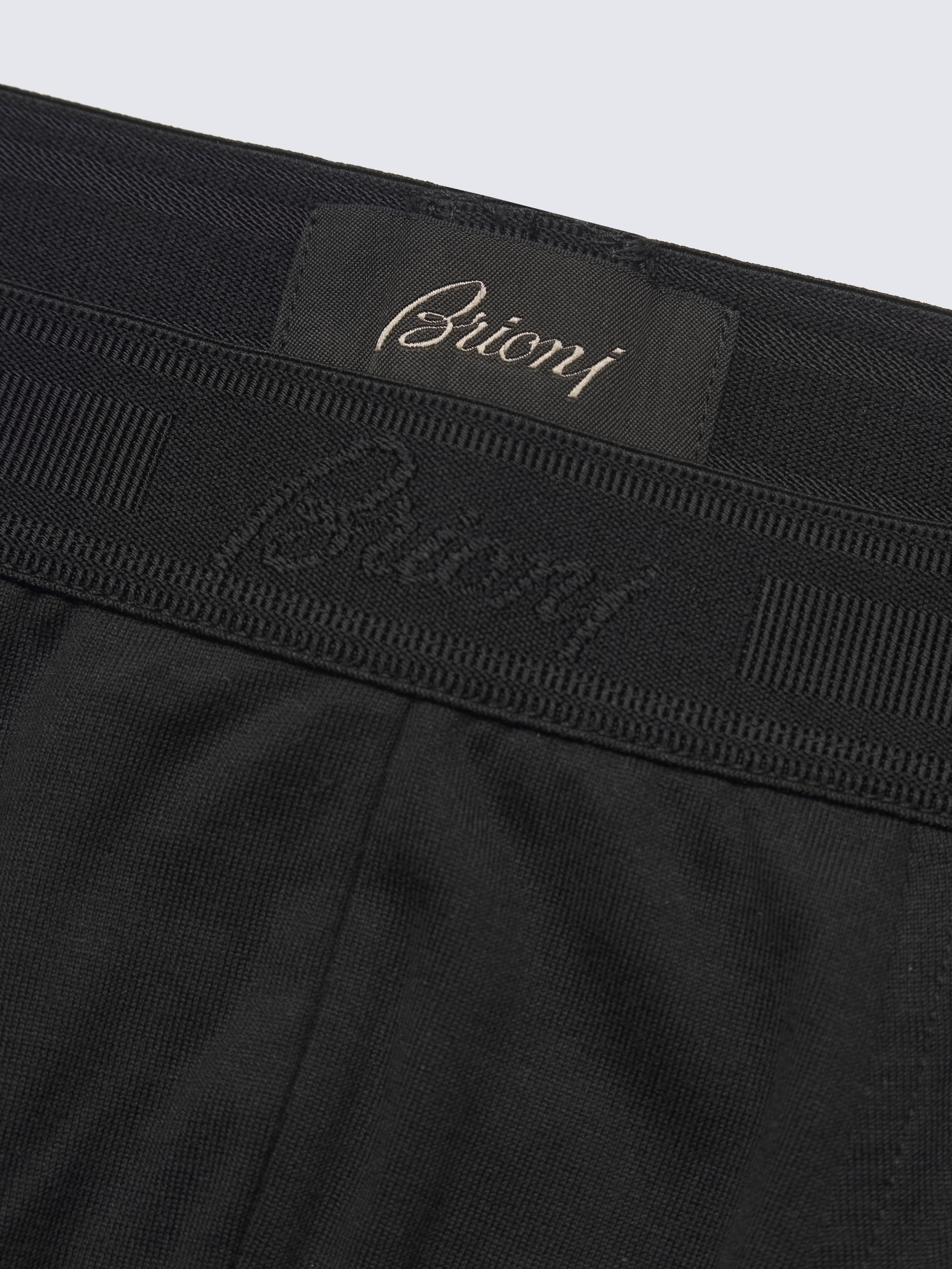 Black Sea Island cotton slip boxer Brioni® ZA Official Store