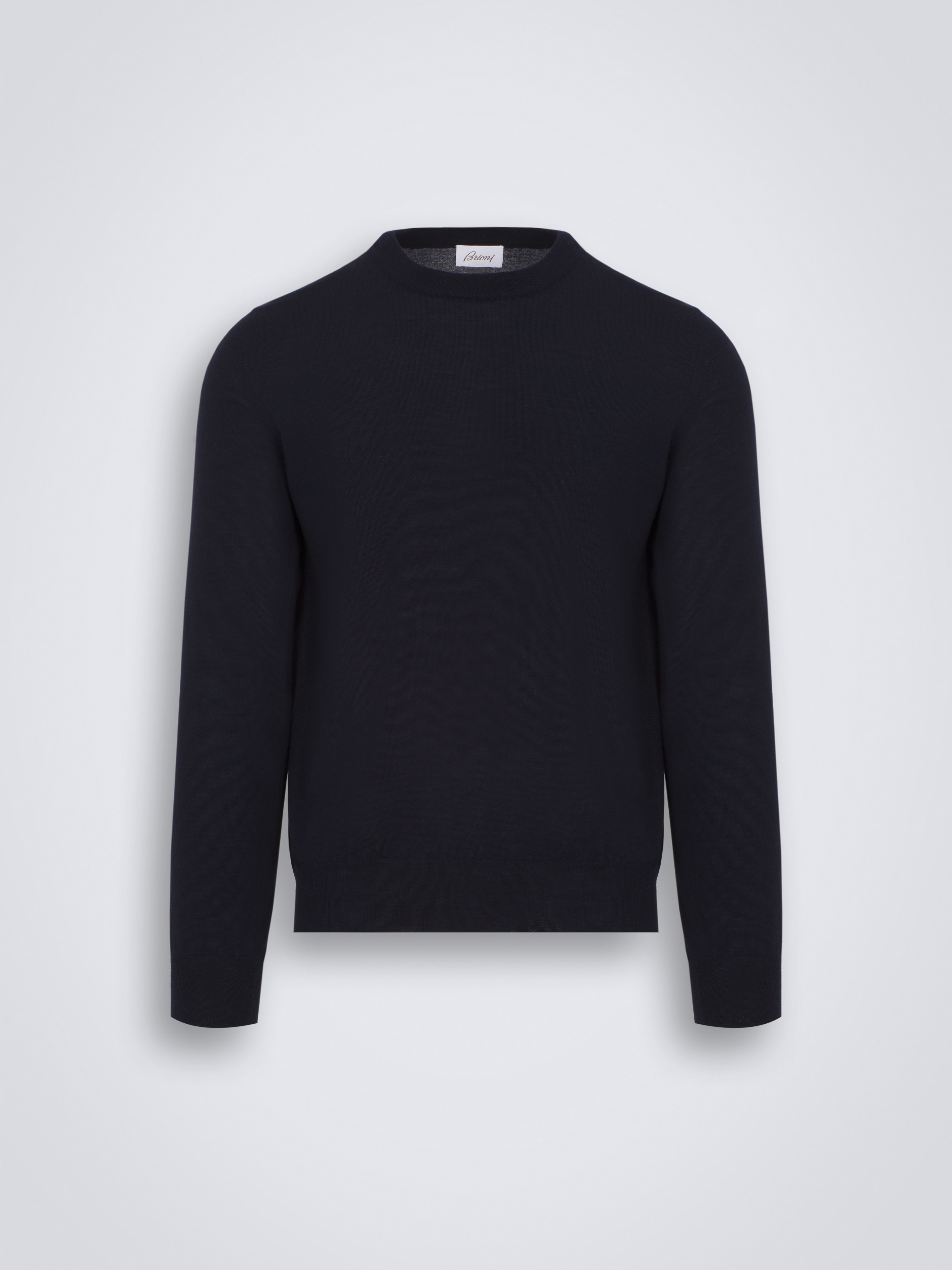 21AW COMOLI CASHMERE CREW NECK KNIT NAVY - ニット/セーター