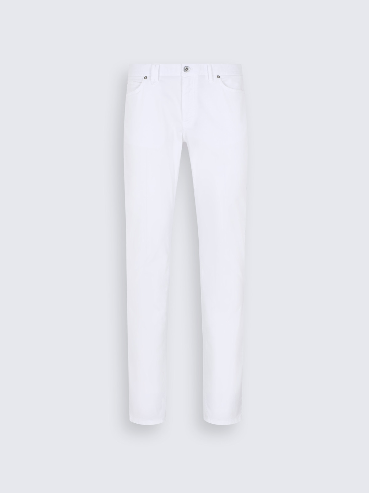 100% COTTON GABARDINE TROUSERS