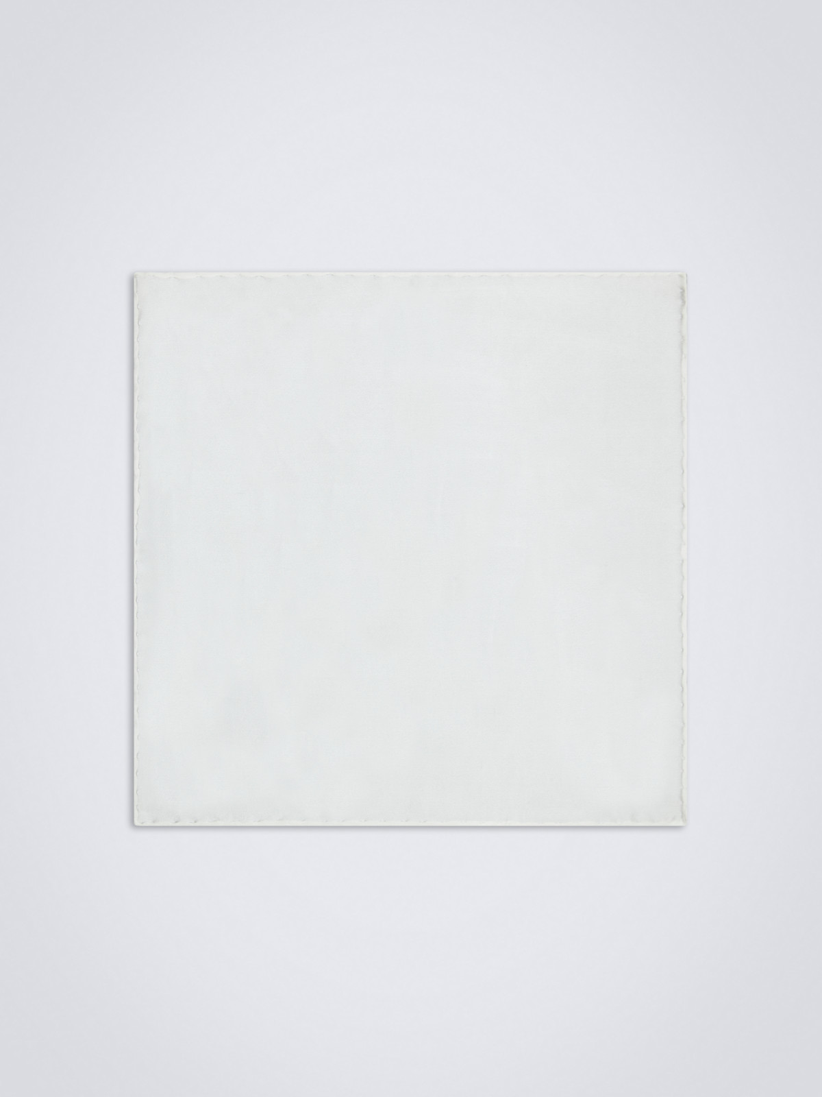 Essential white Giza 45 cotton twill pocket square | Brioni® MY ...