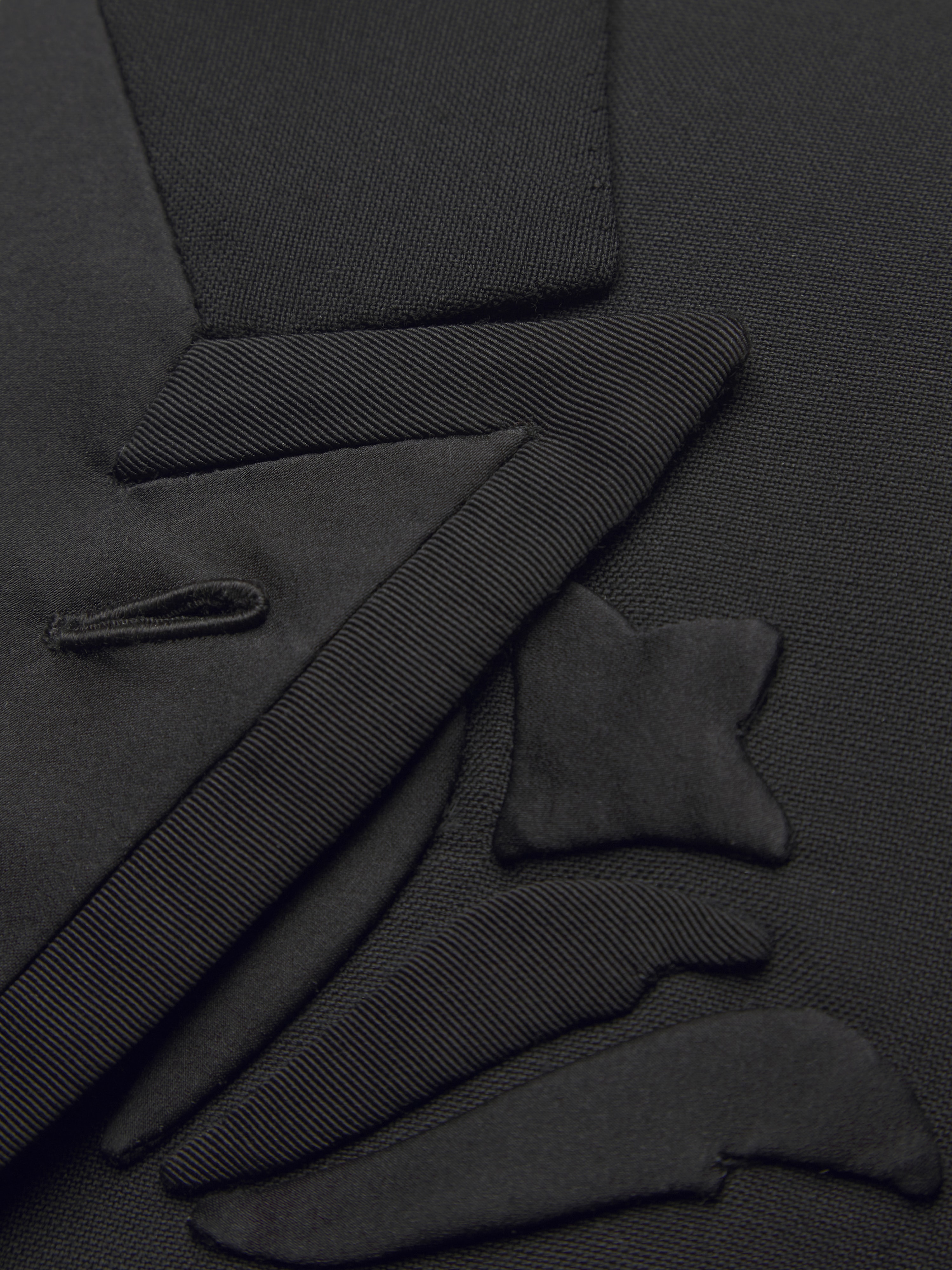 Black cashmere, wool and mohair Narciso tuxedo jacket | Brioni® US