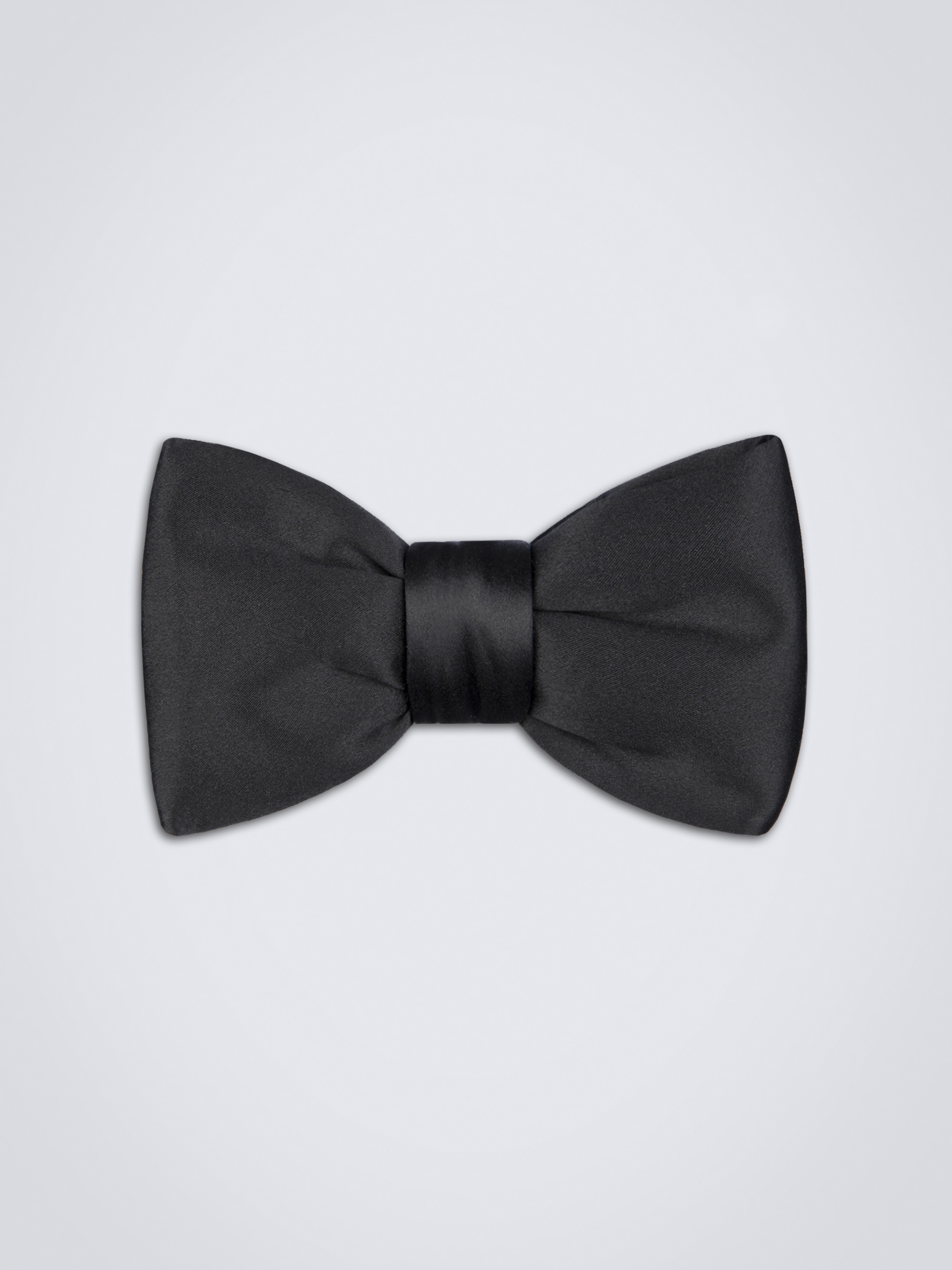 Buy Essential Black Coloured Cotton Bow Tie For Men
