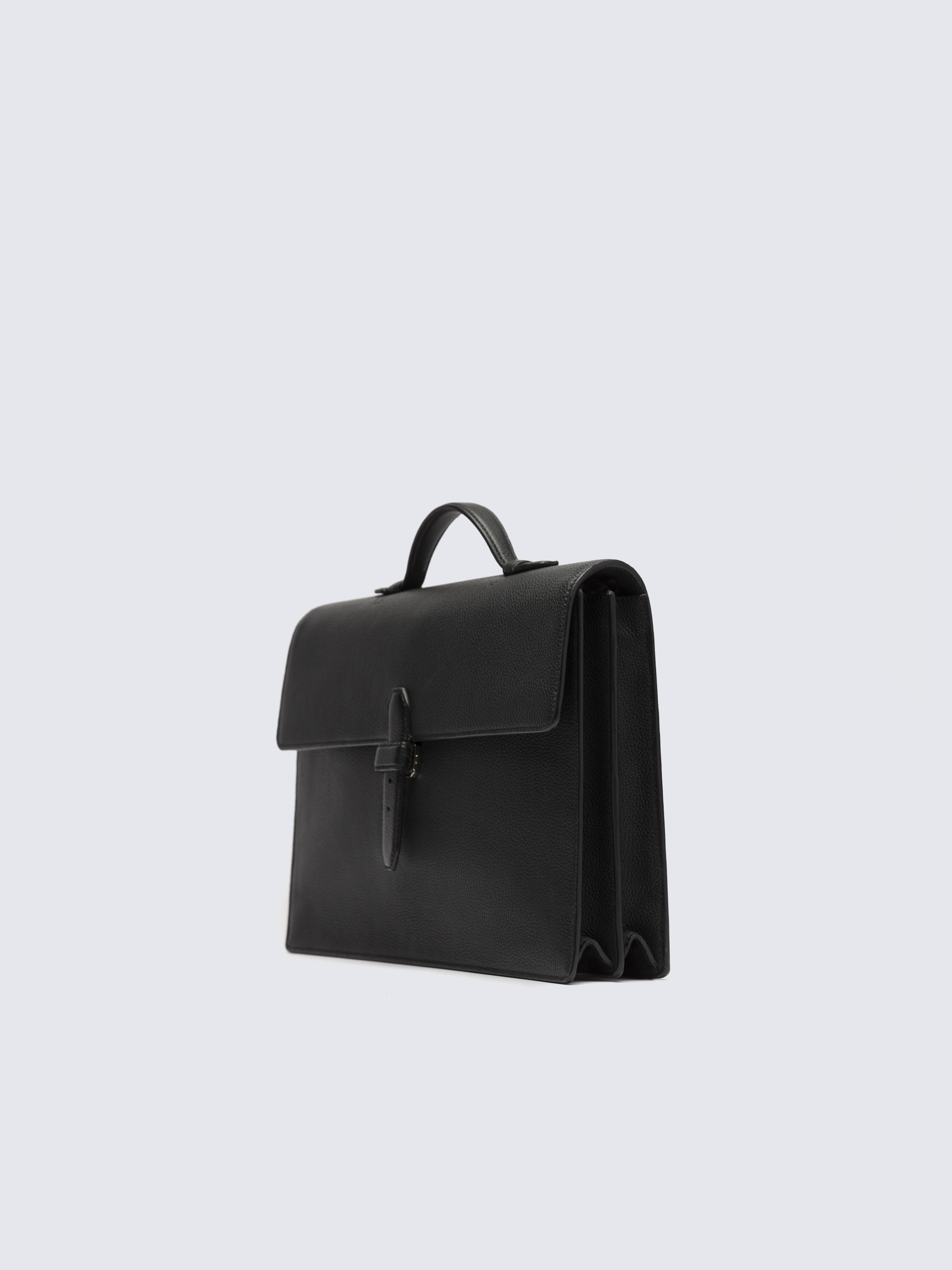 Black leather key holder  Brioni® US Official Store