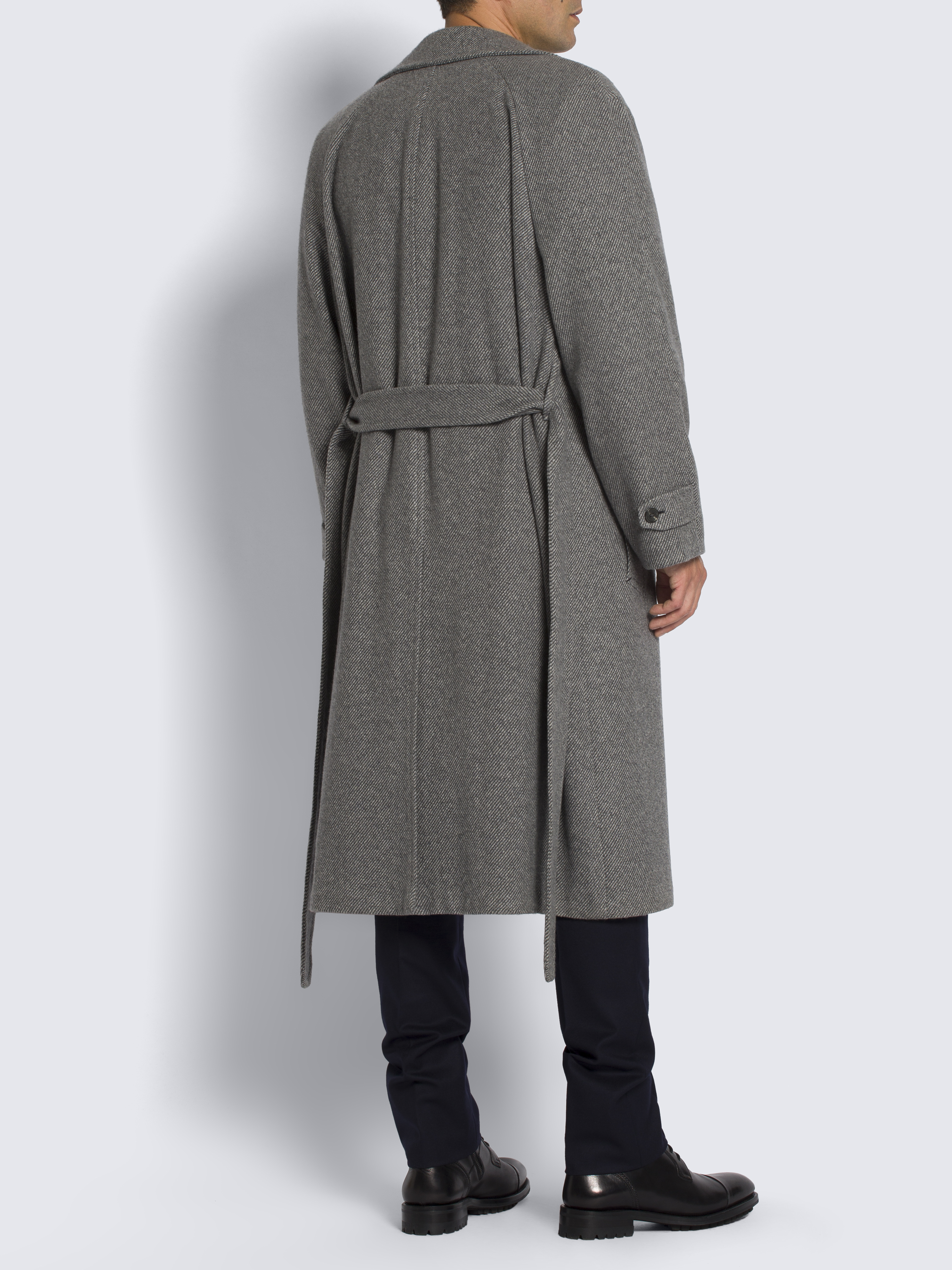 Grey Milano cashmere overcoat   Brioni® JP Official Store