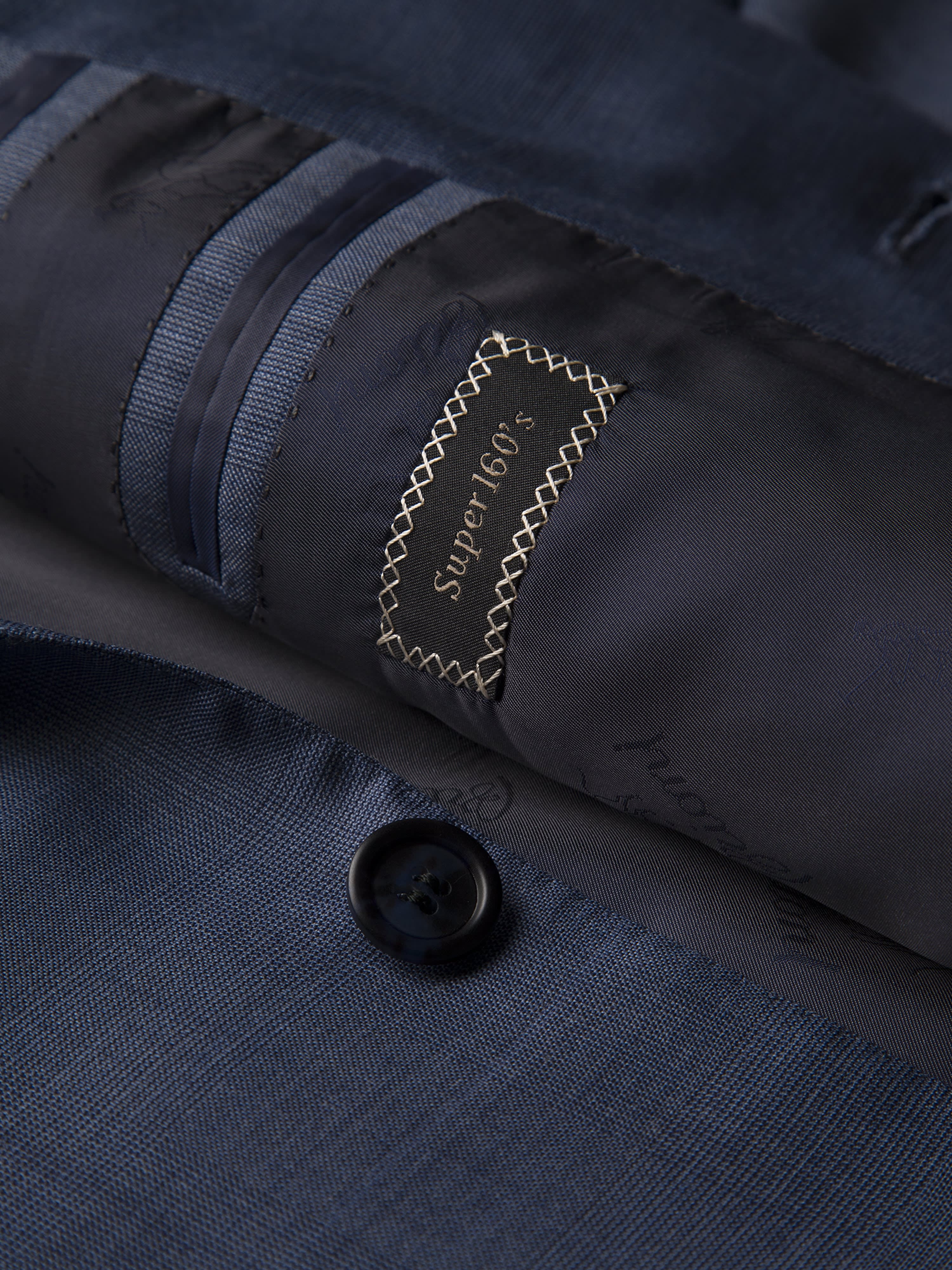 Essential' grey Super 160's virgin wool Brunico suit
