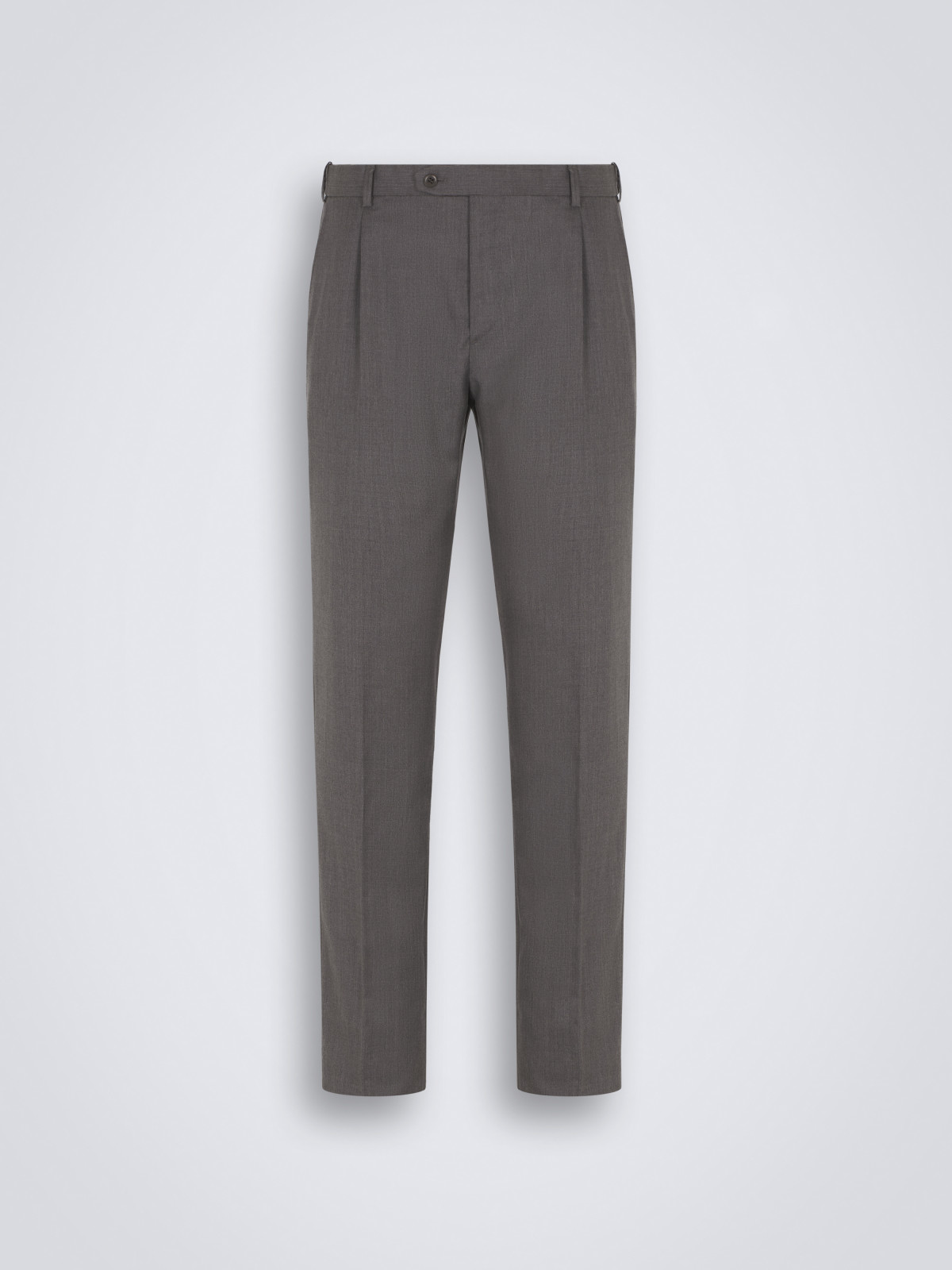 Grey virgin wool Journey trousers | Brioni® US Official Store