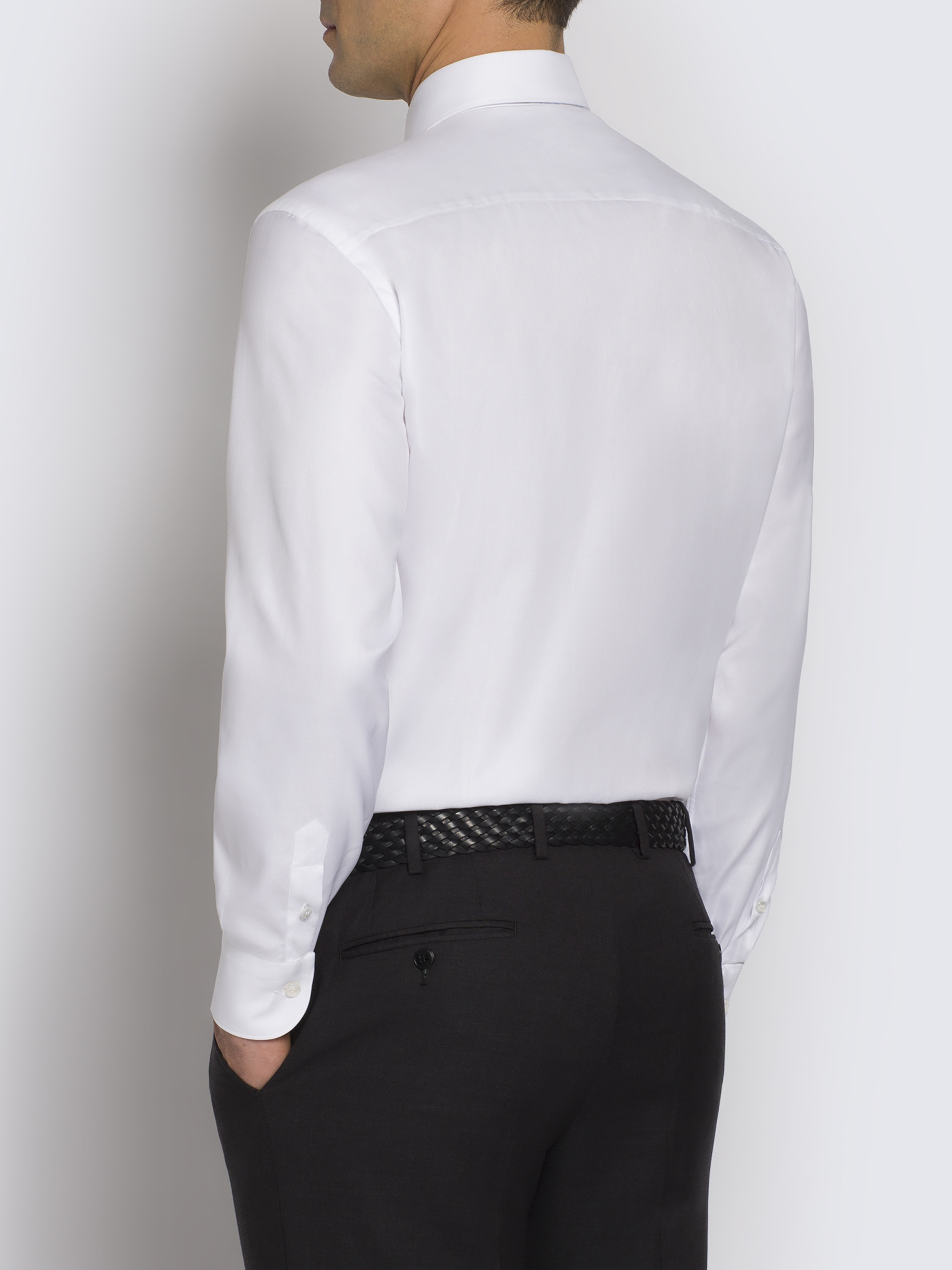 Essential white Ventiquattro cotton formal shirt