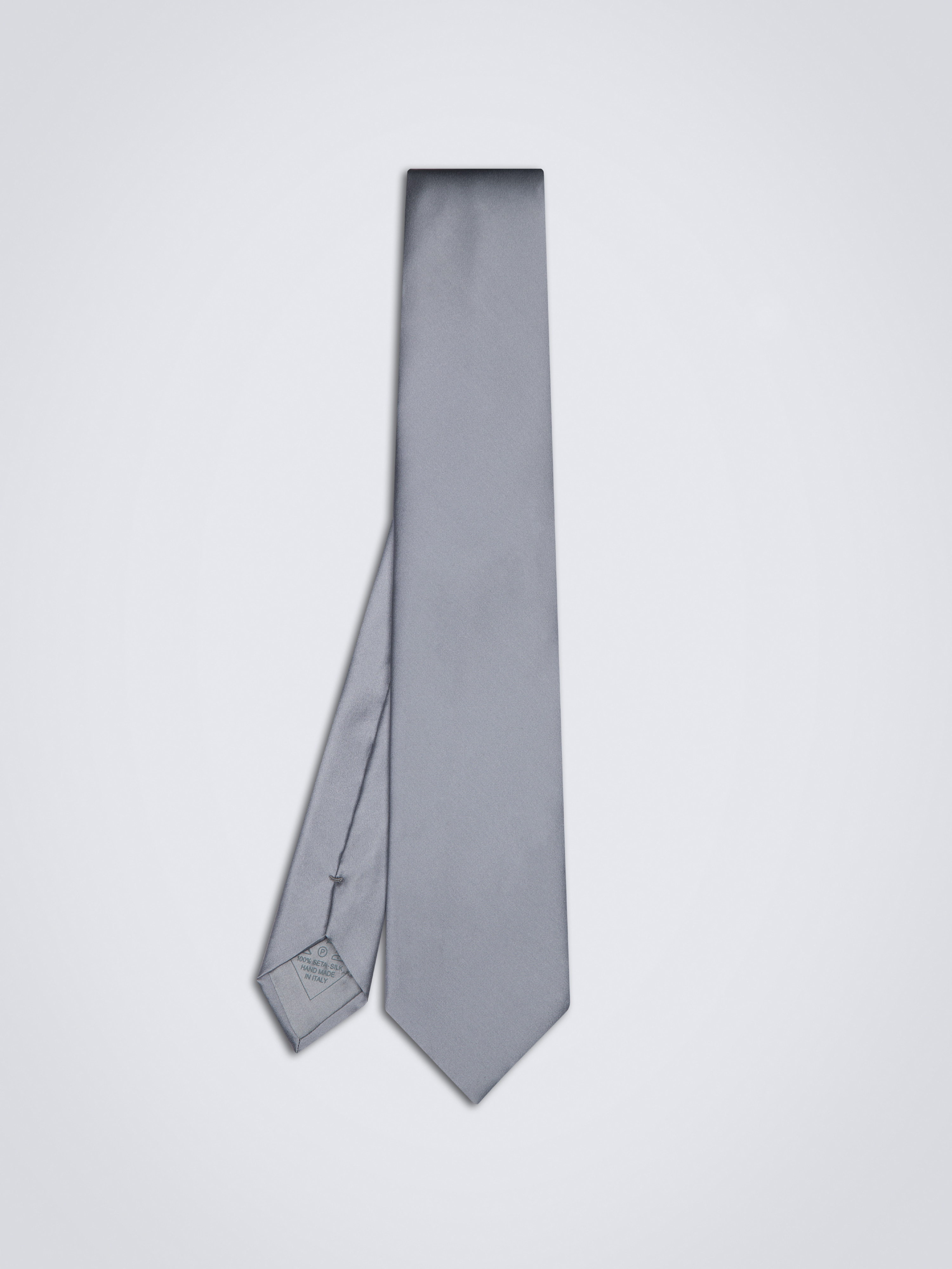 Essential リードグレー シルク ネクタイ | ブリオーニ® 日本 公式ストア