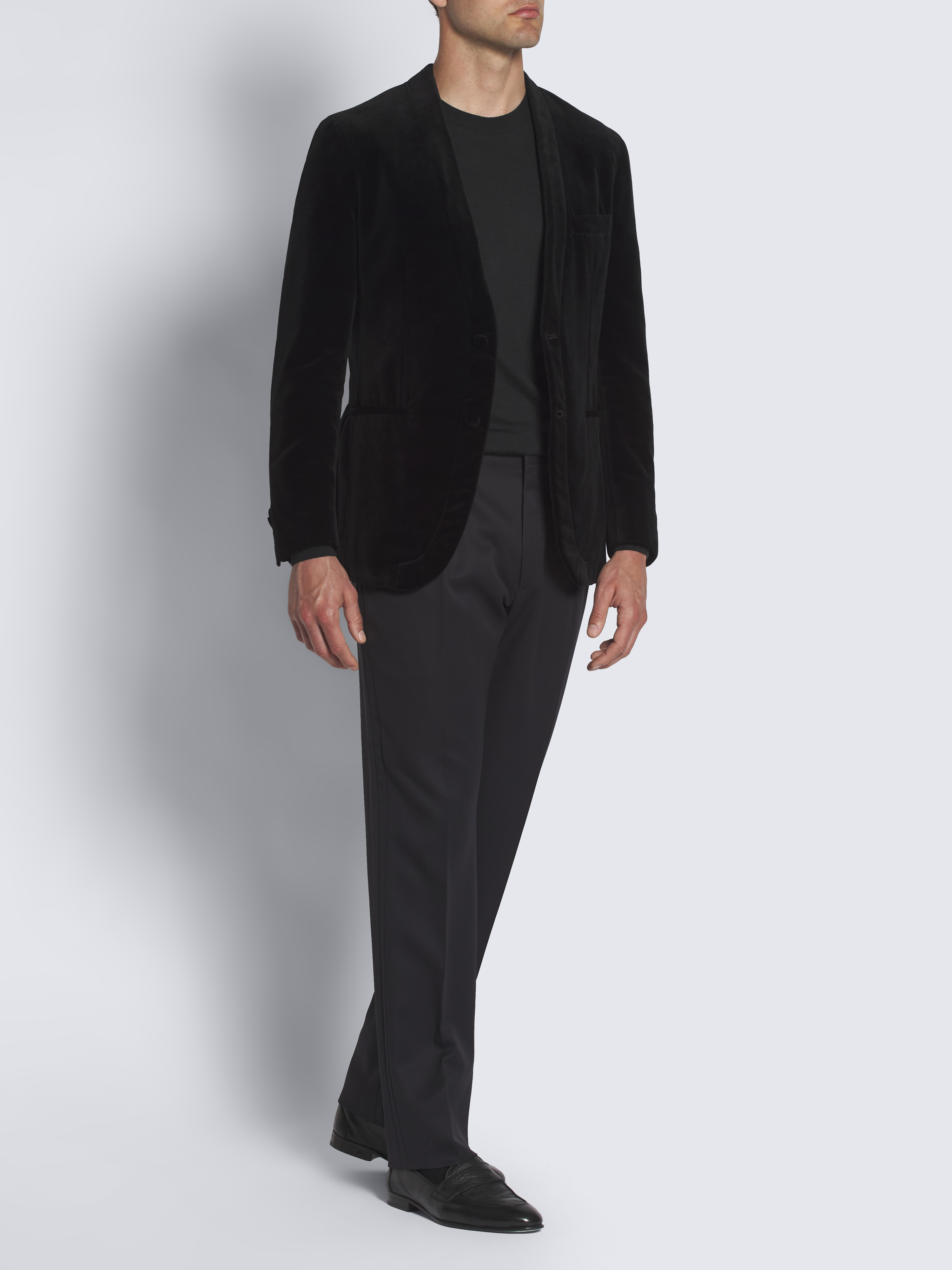 Black velvet Jardigan