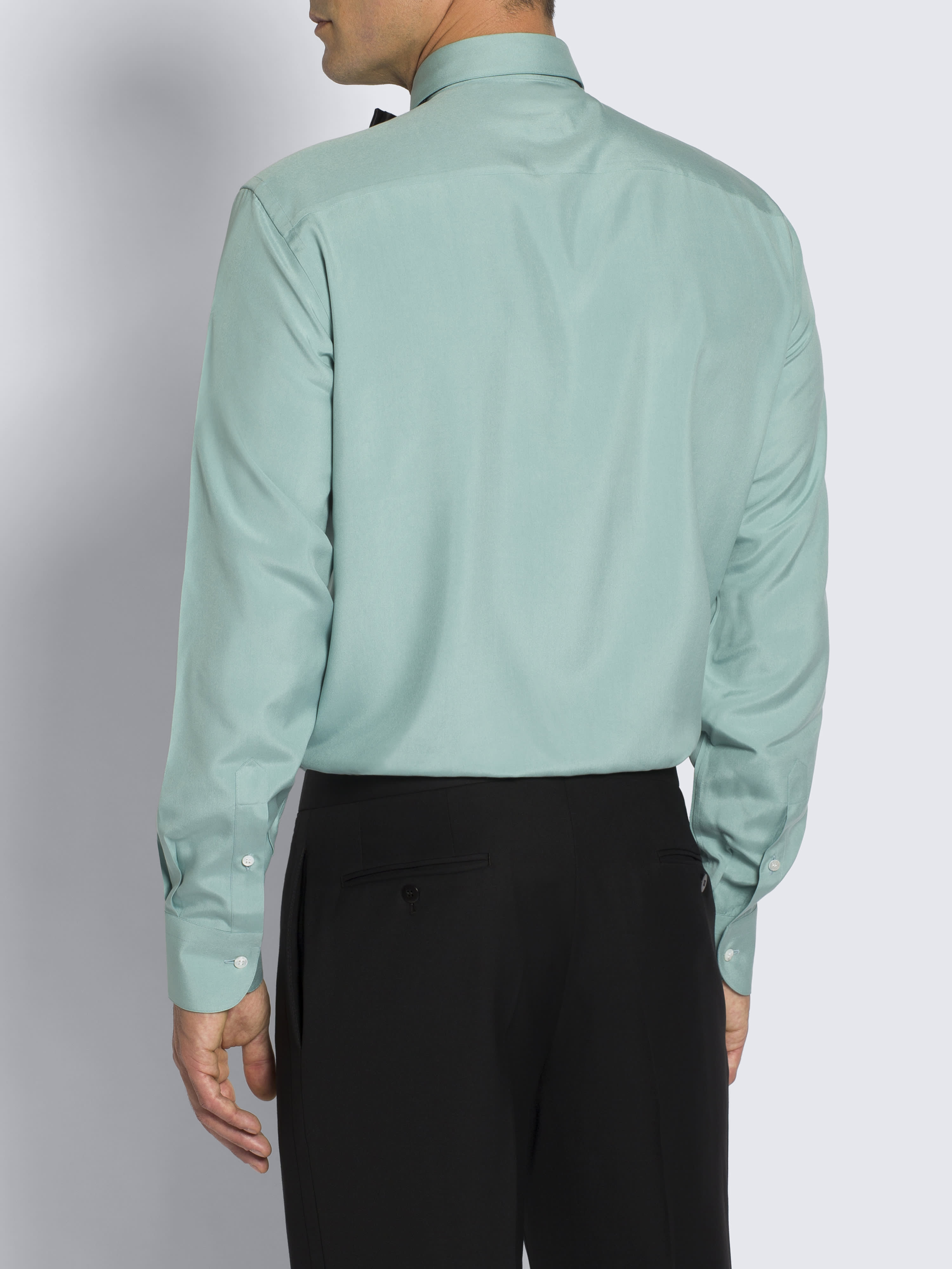 Aqua Blue Silk Shirt | Brioni® Us Official Store
