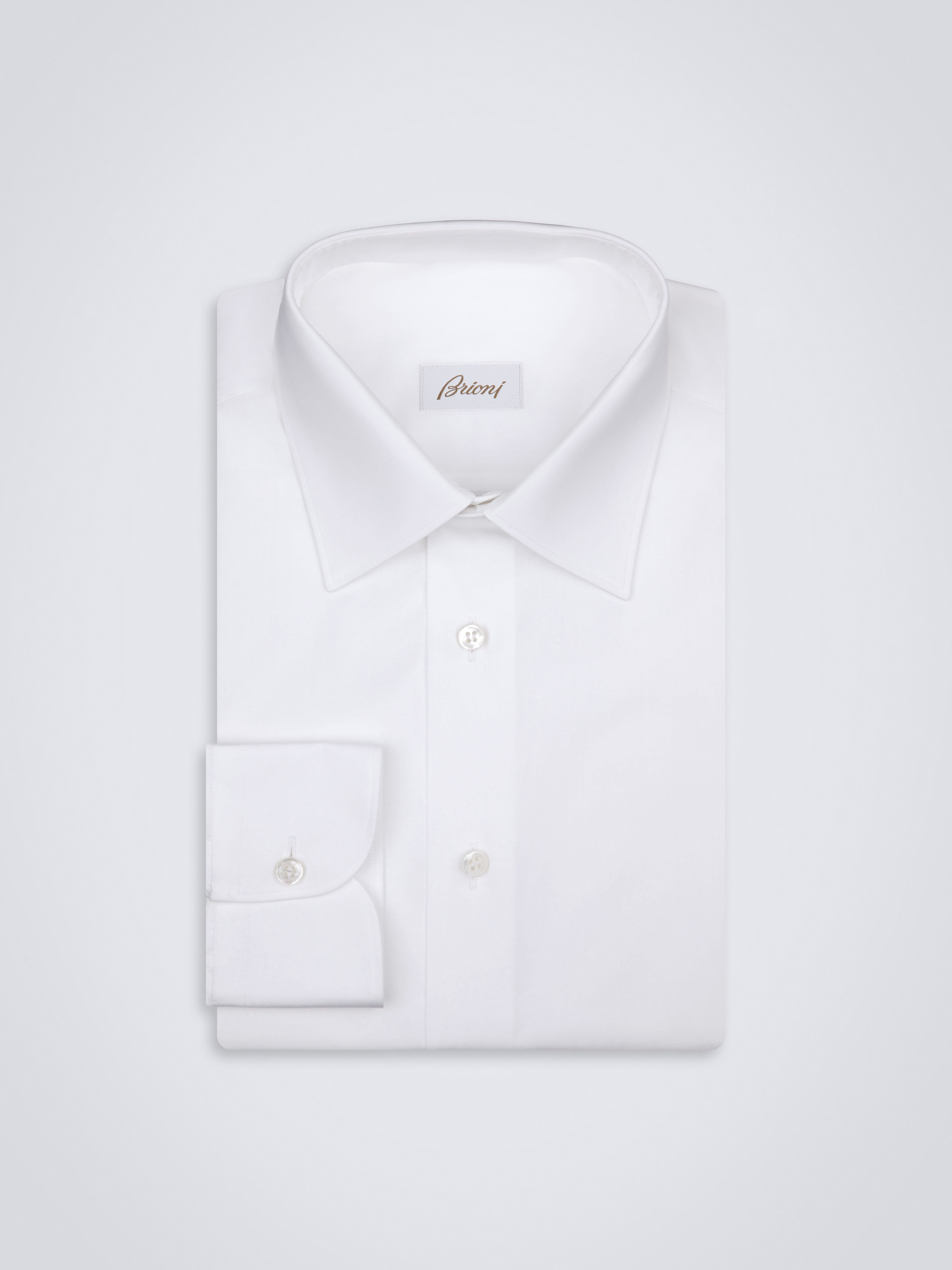 Essential ホワイト フォーマルシャツ