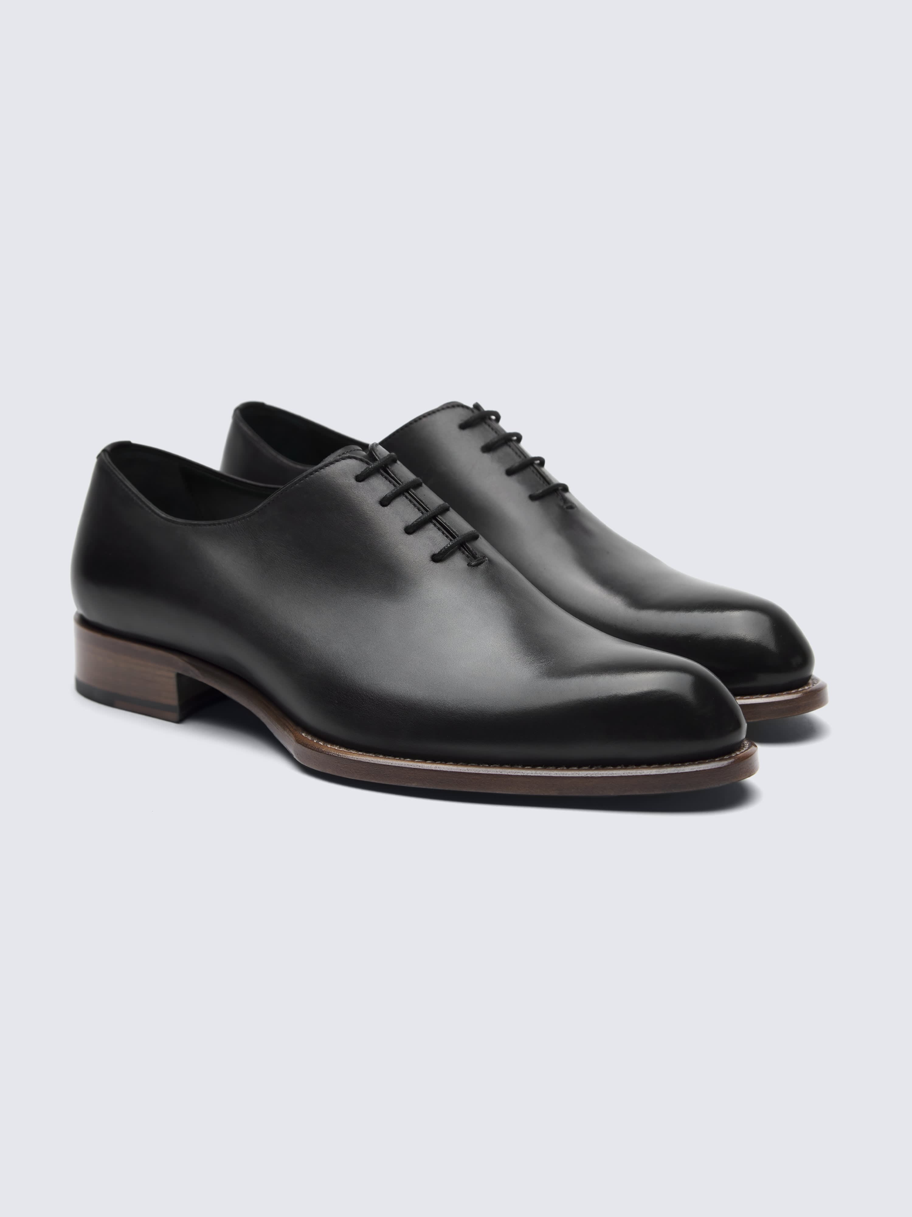Black leather Cardinal shoes | Brioni® WW Official Store