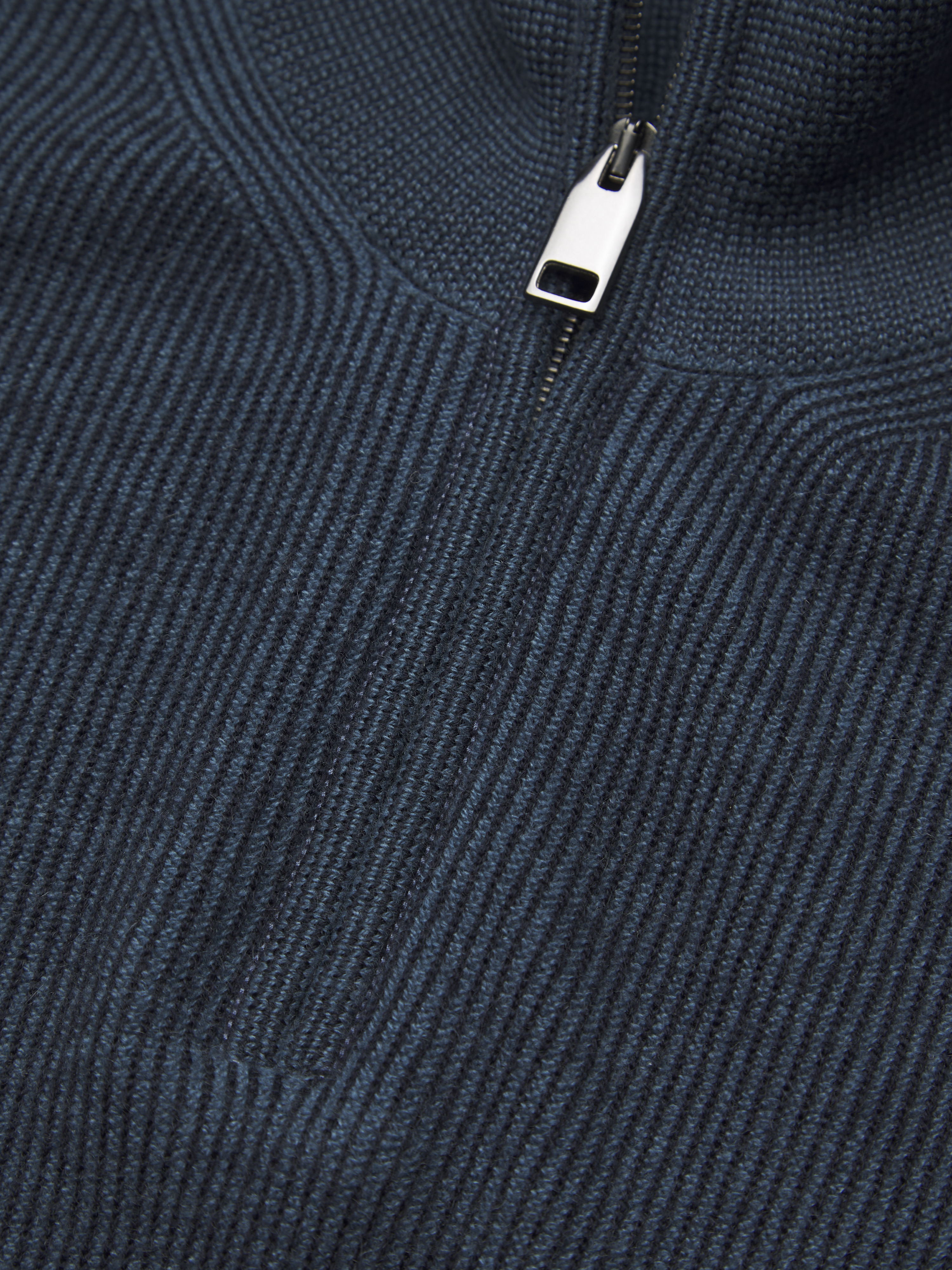 ひろ　STONE  ネイビー 長袖ニット Mサイズ STONE ISLAND ストーンアイランド 6415562B2 ネイビー コットン