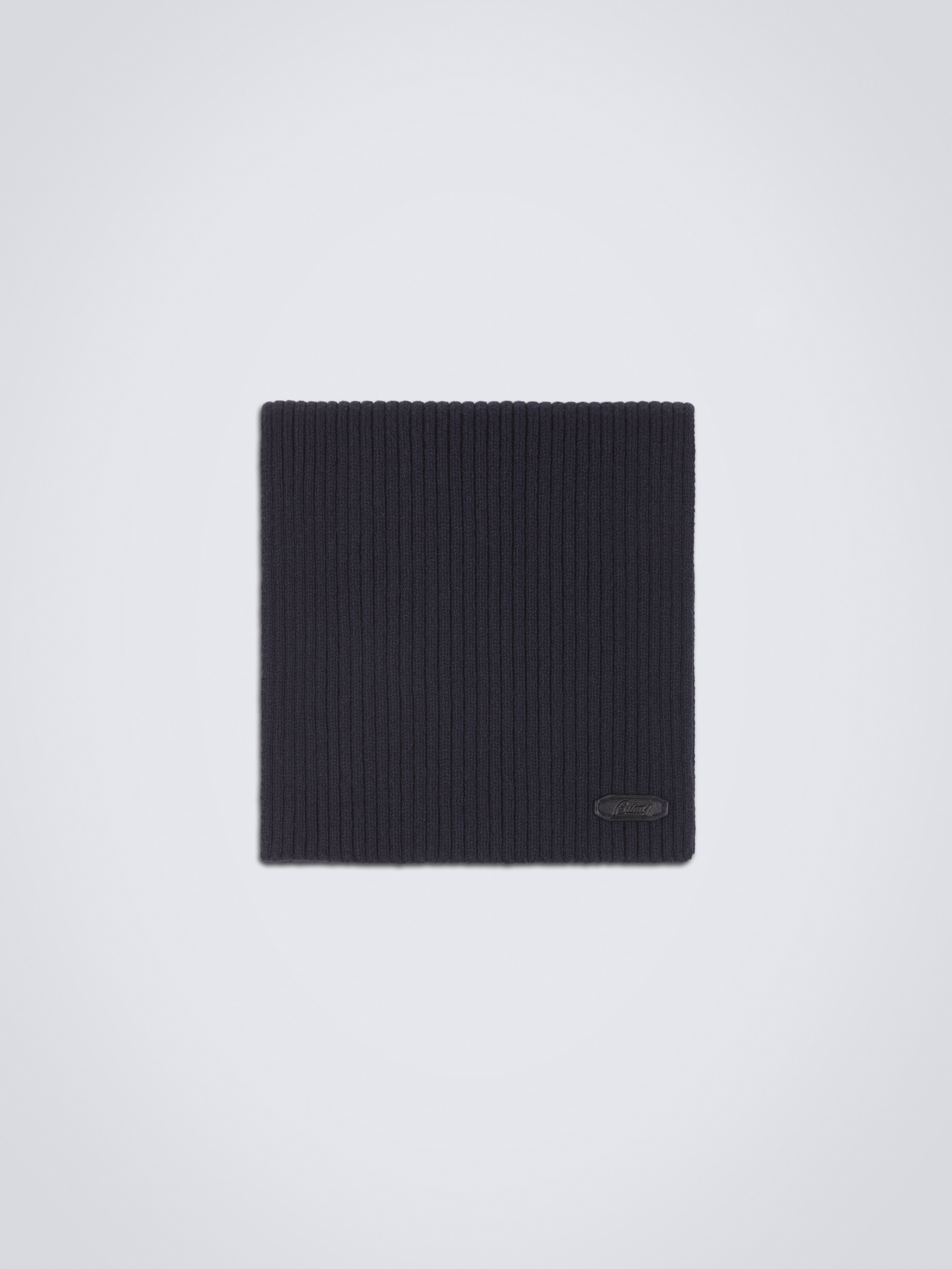 Midnight blue cashmere scarf