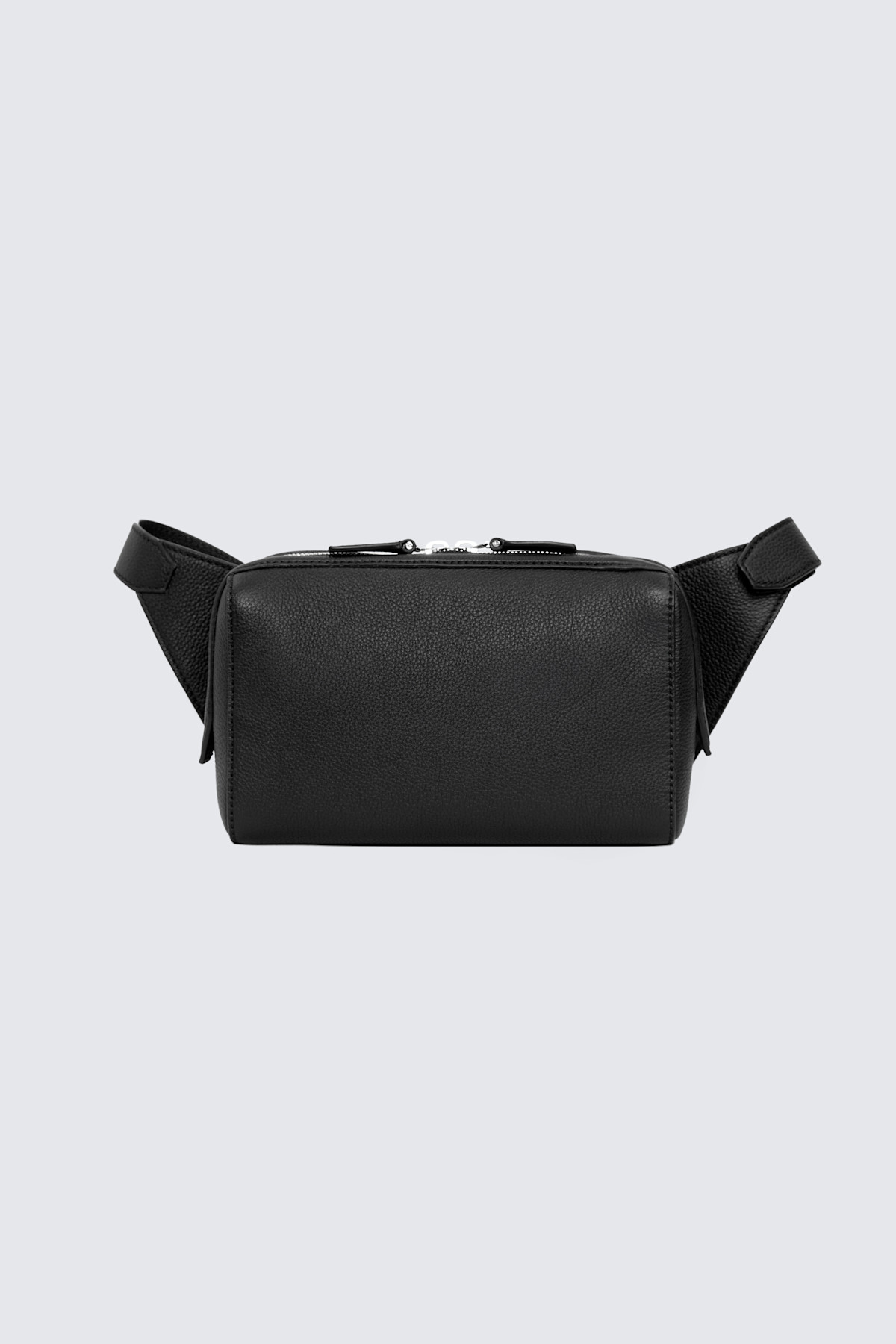 Black grained leather belt bag | Brioni® US Official Store