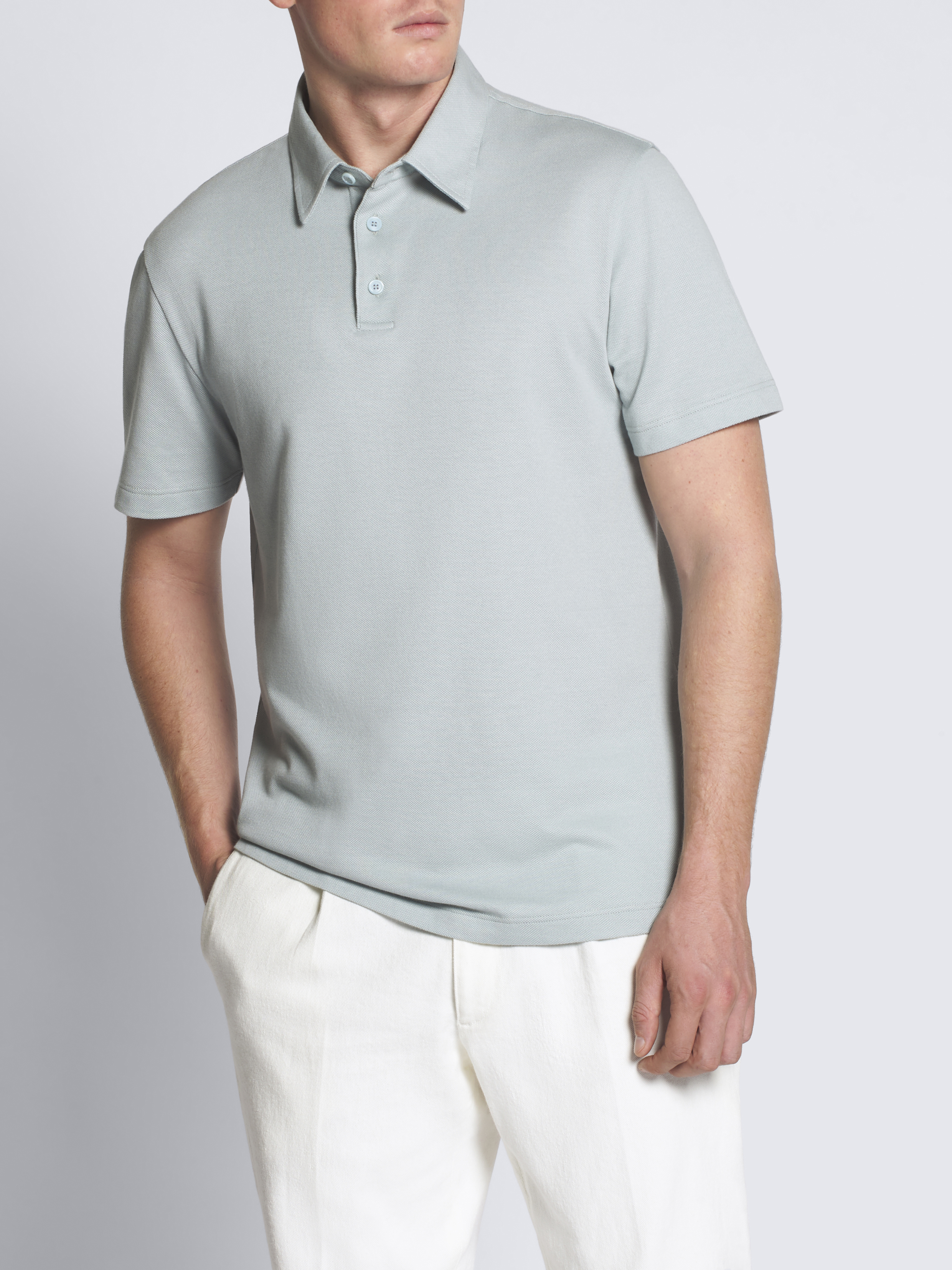 Brioni 新品ポロシャツ Sサイズ スカイブルー UJSZ0LPA6271936R.jpg