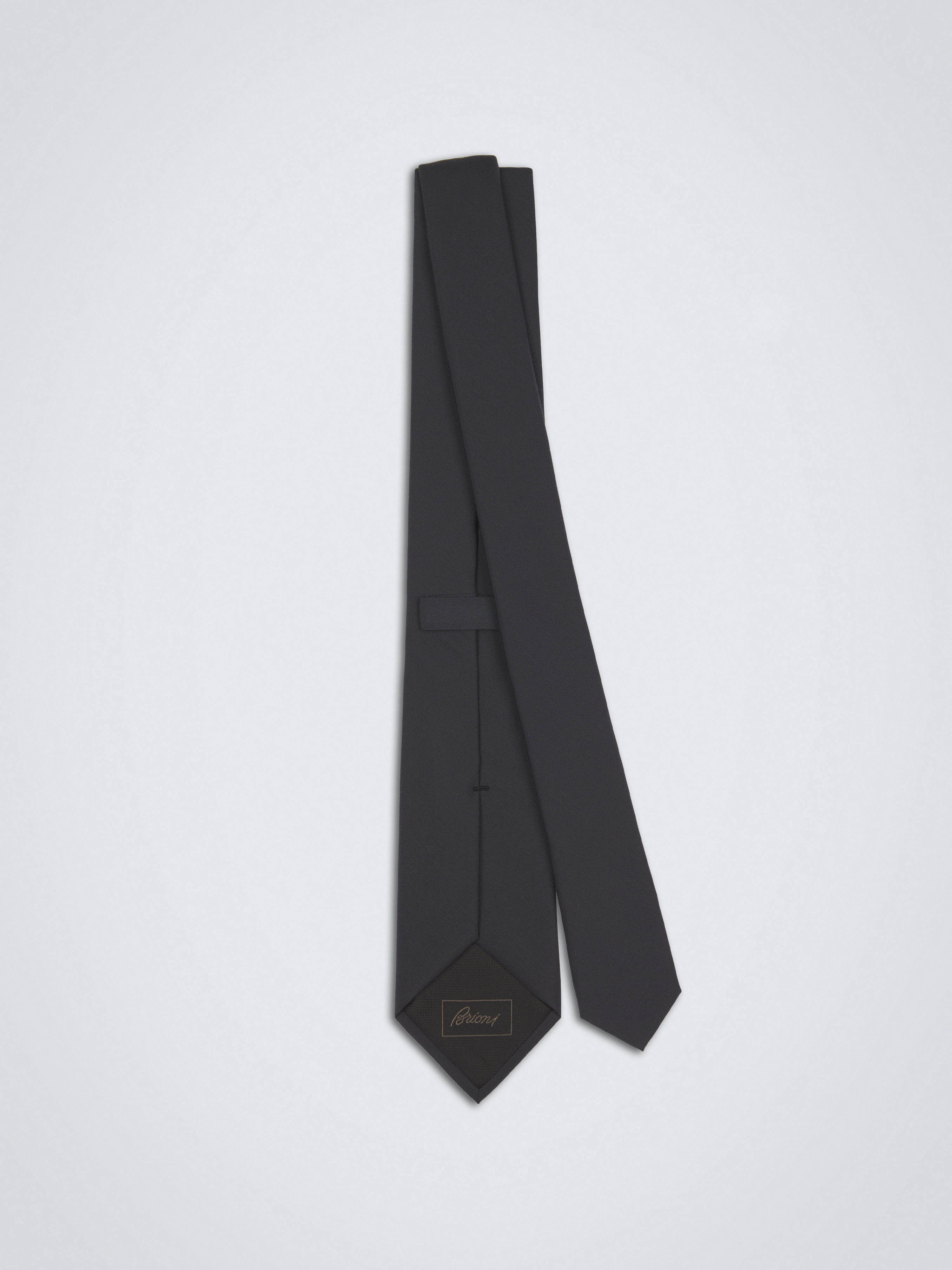 ネイビーブルーシルクネクタイ